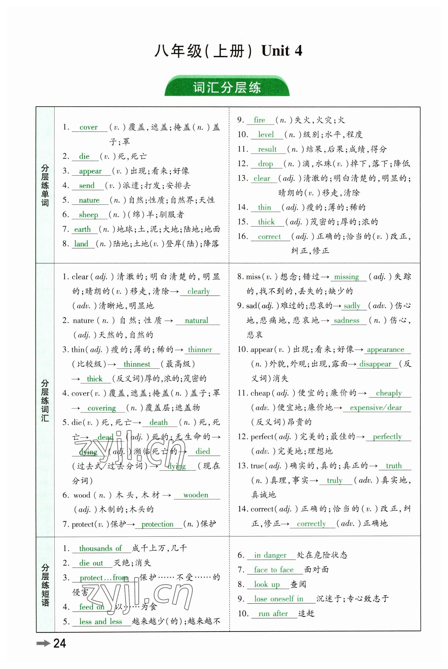 2023年領(lǐng)揚(yáng)文化中考研究英語河南專版 參考答案第22頁