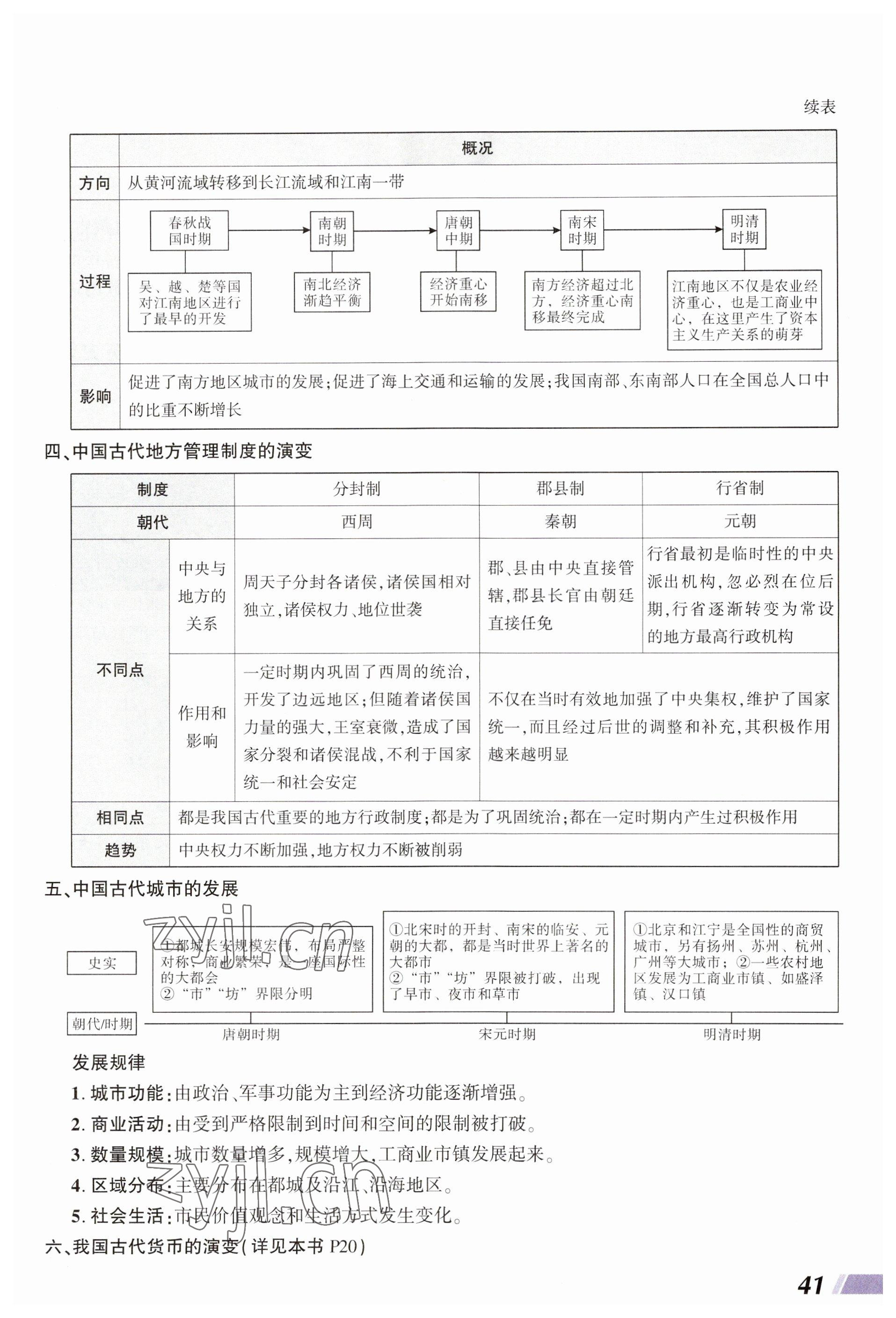 2023年中考通歷史河南專版 參考答案第41頁