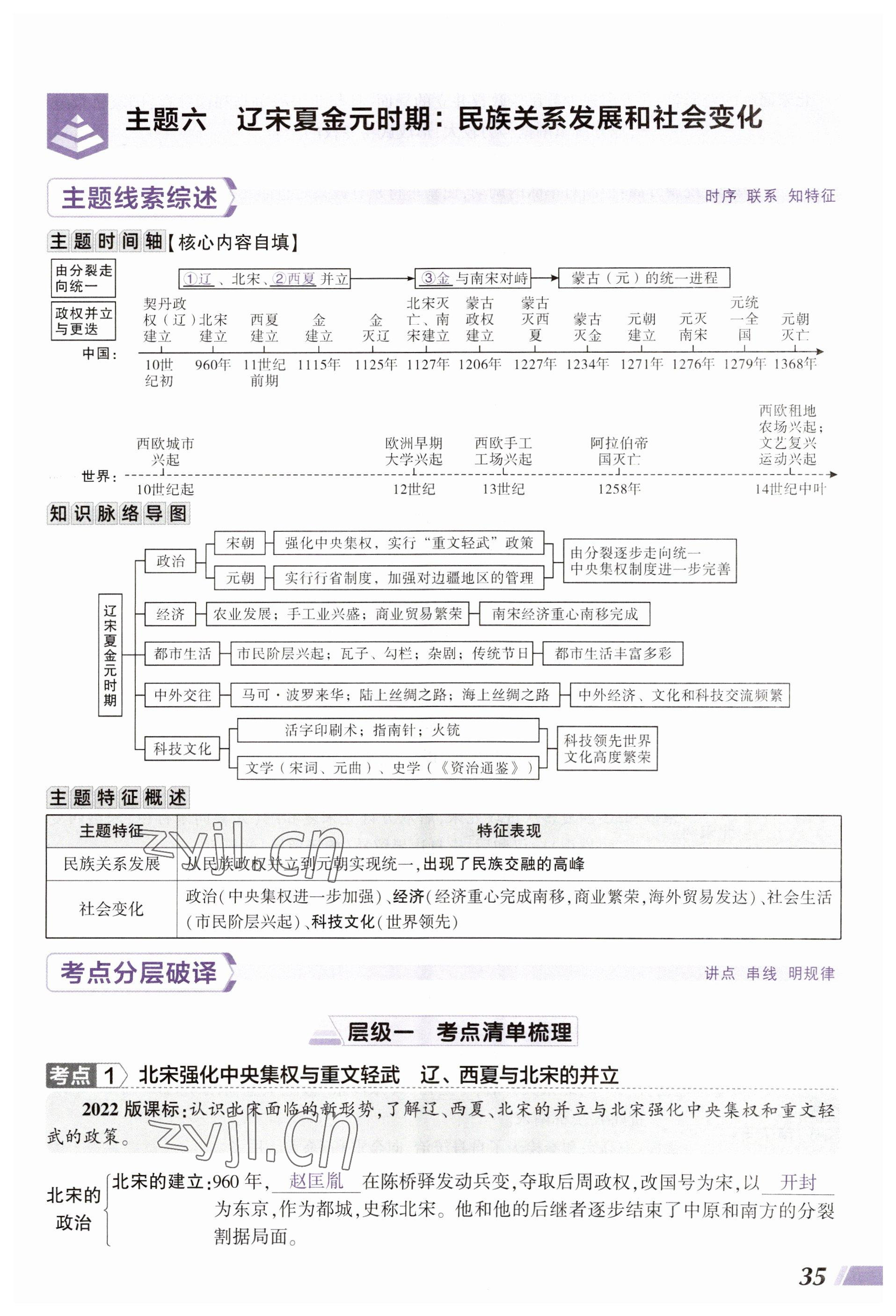 2023年中考通歷史河南專版 參考答案第35頁