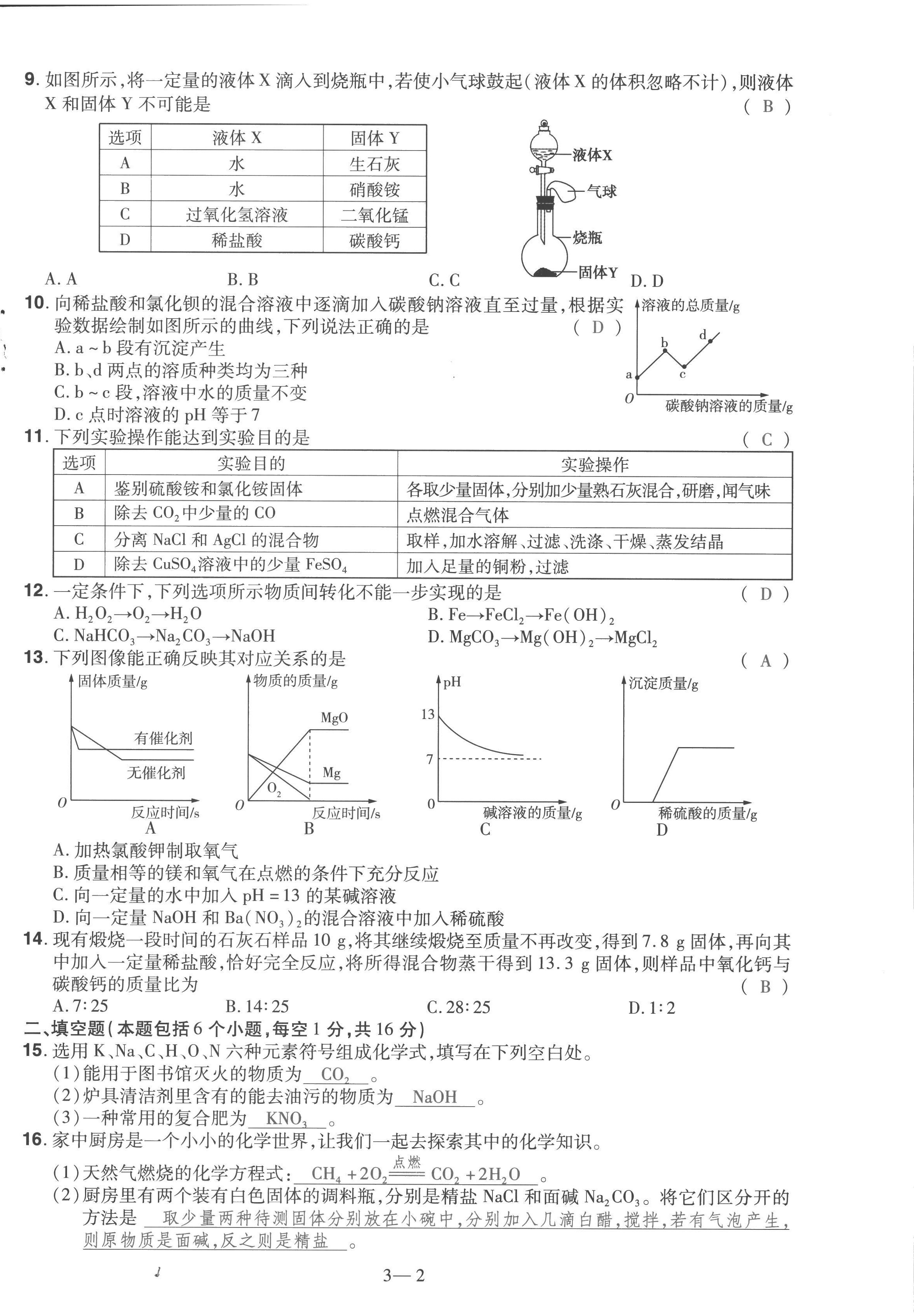 2023年洪文教育最新中考化學(xué)河南專(zhuān)版 第10頁(yè)