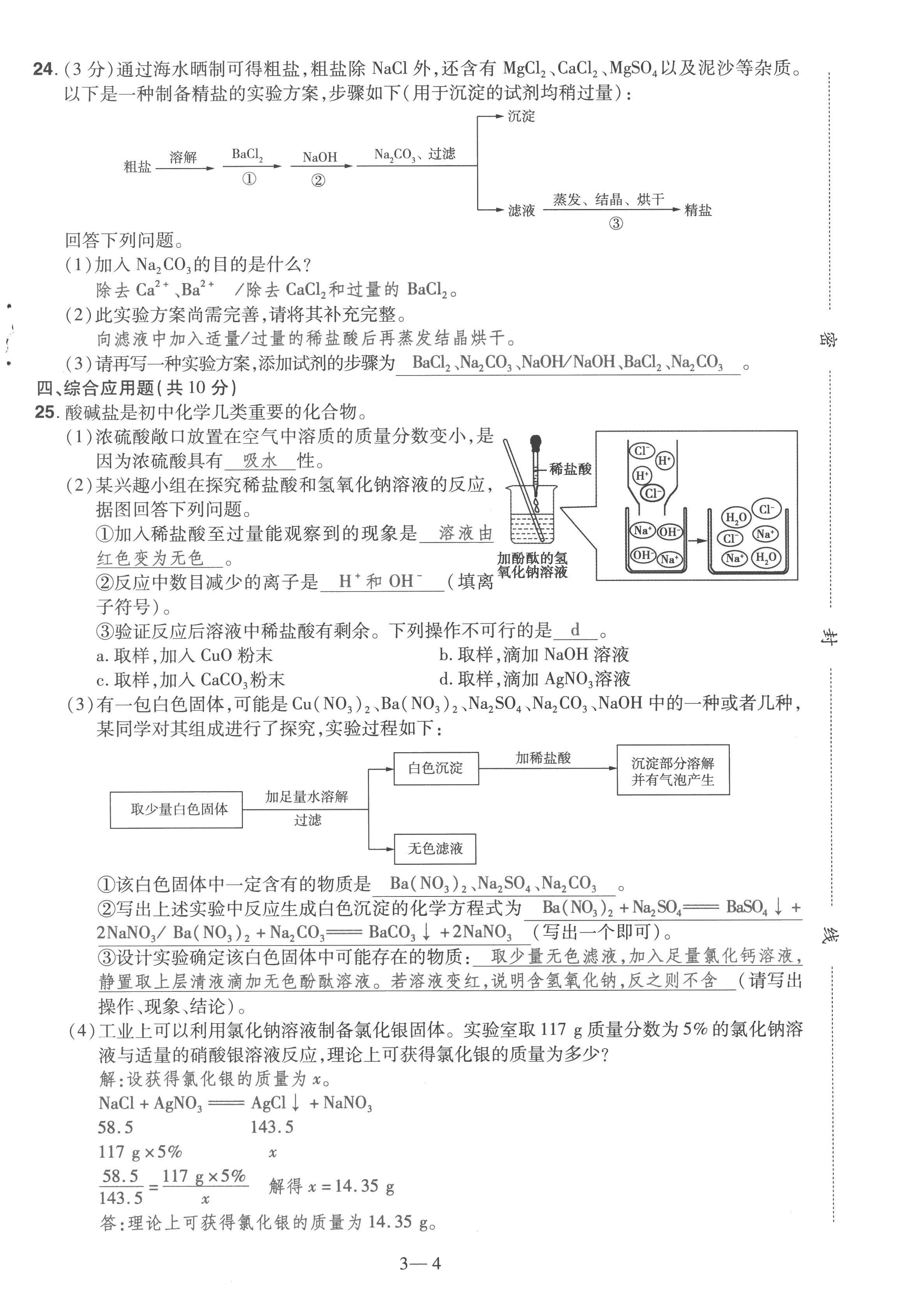 2023年洪文教育最新中考化学河南专版 第12页