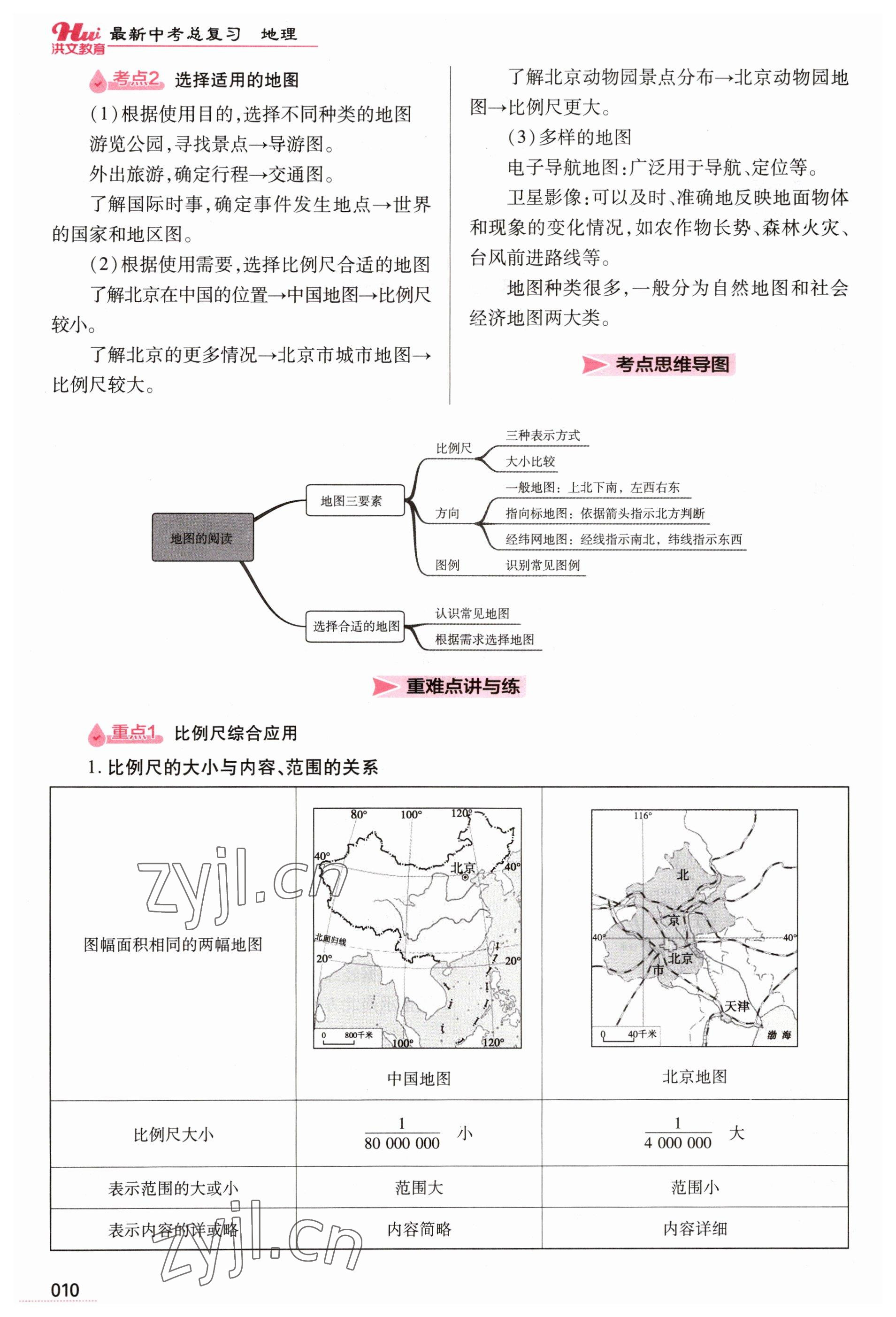 2023年洪文教育最新中考地理河南专版 参考答案第10页