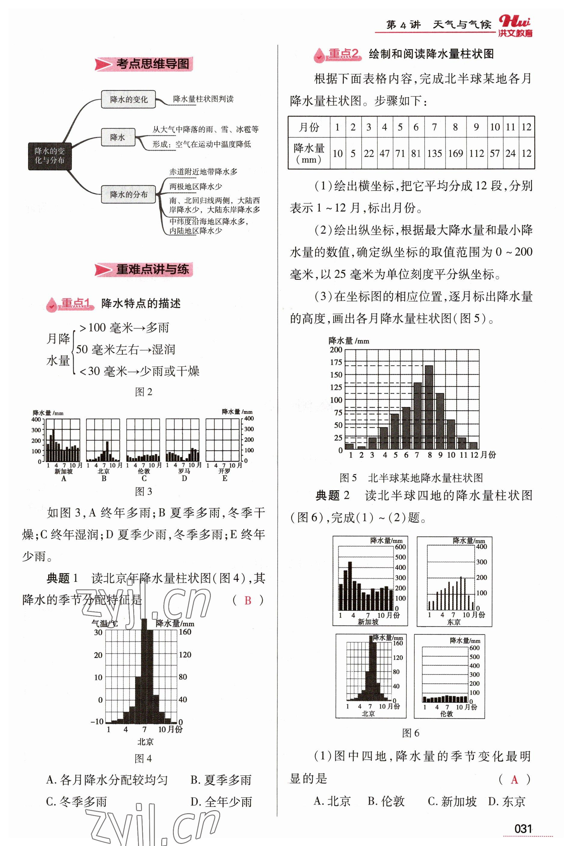 2023年洪文教育最新中考地理河南专版 参考答案第31页