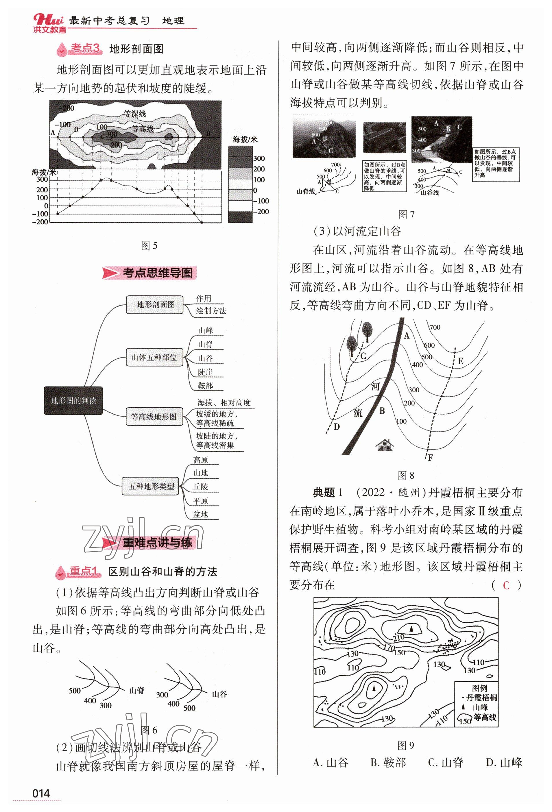 2023年洪文教育最新中考地理河南专版 参考答案第14页