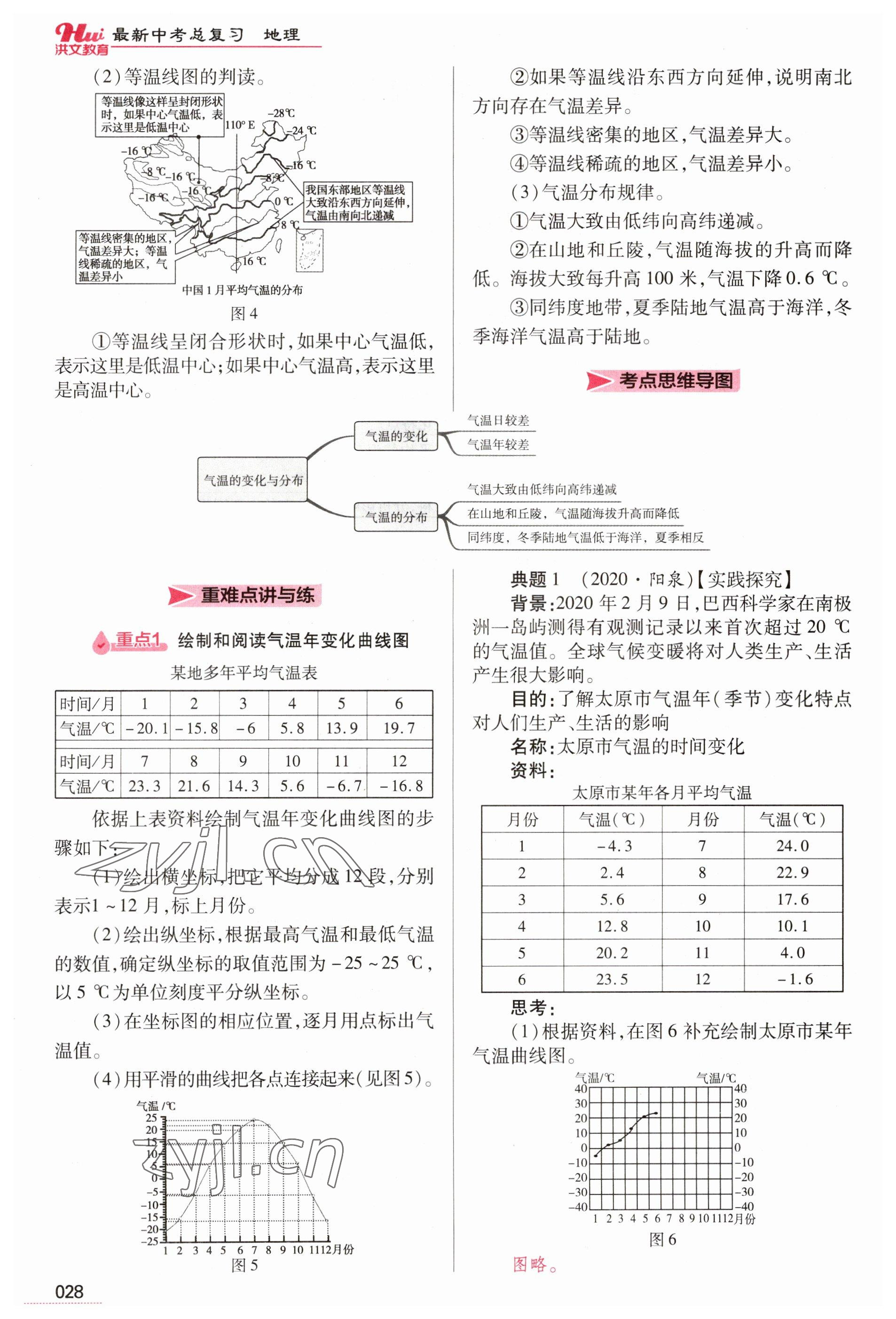 2023年洪文教育最新中考地理河南专版 参考答案第28页