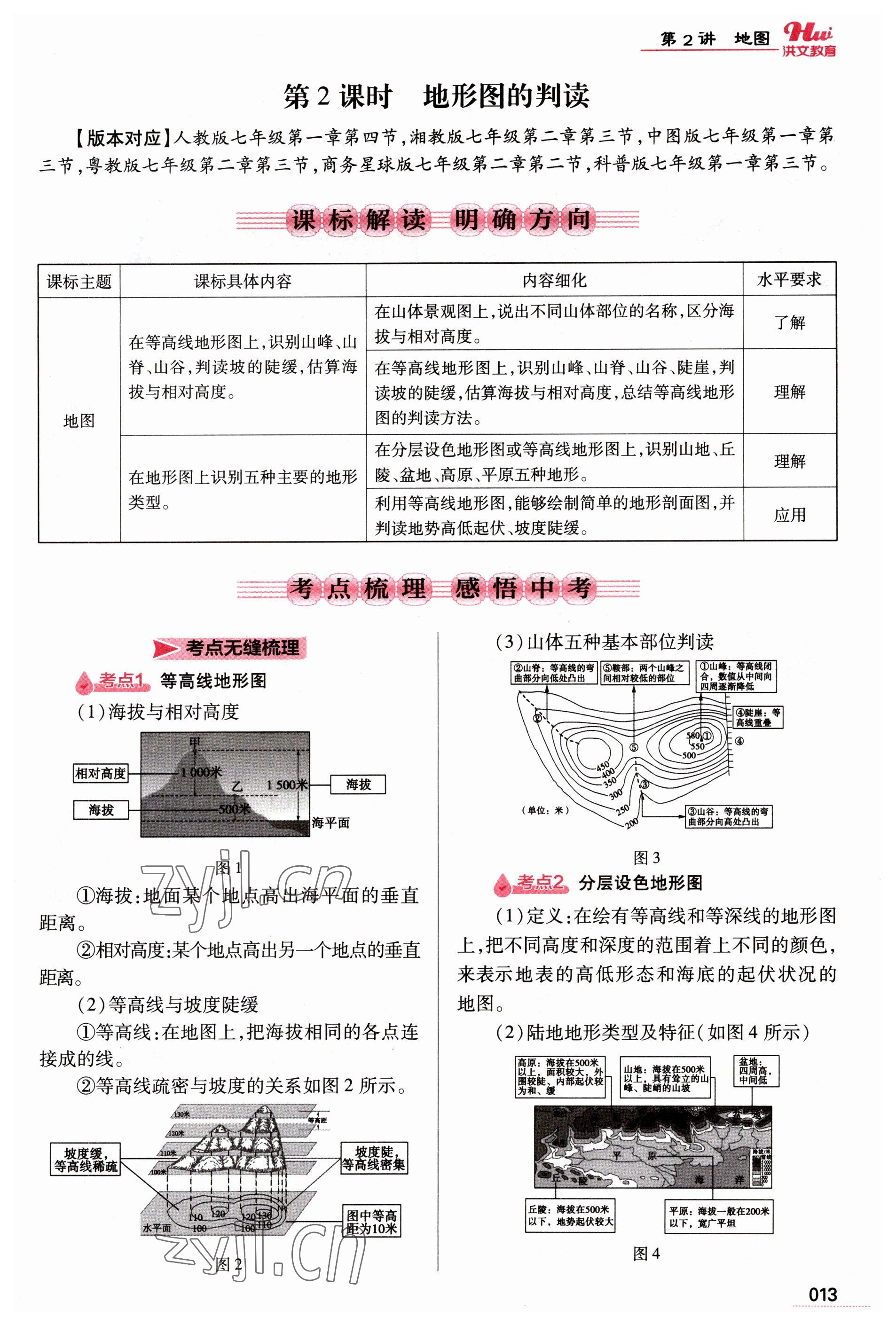 2023年洪文教育最新中考地理河南专版 参考答案第13页