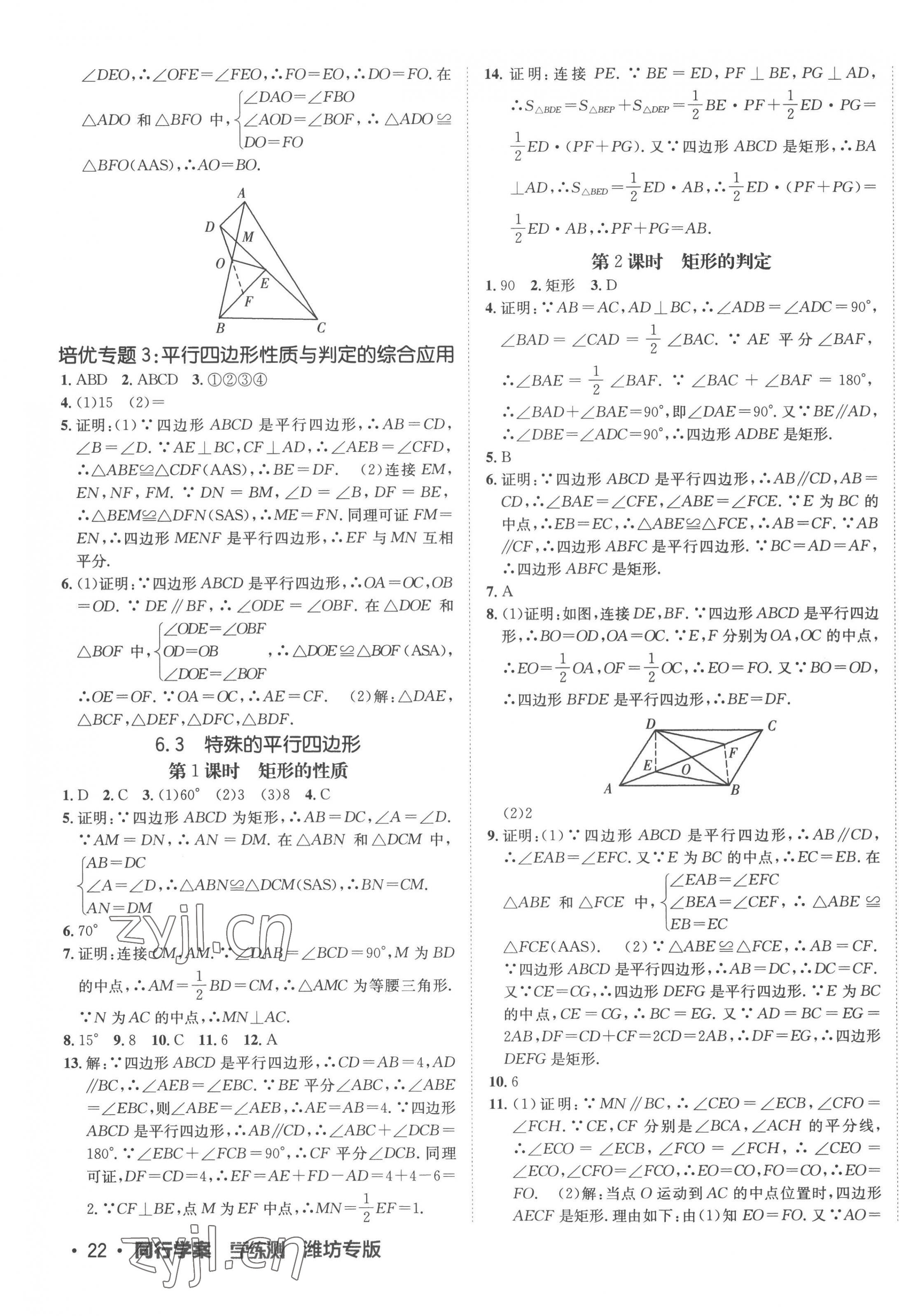 2023年同行學(xué)案學(xué)練測八年級數(shù)學(xué)下冊青島版 第3頁