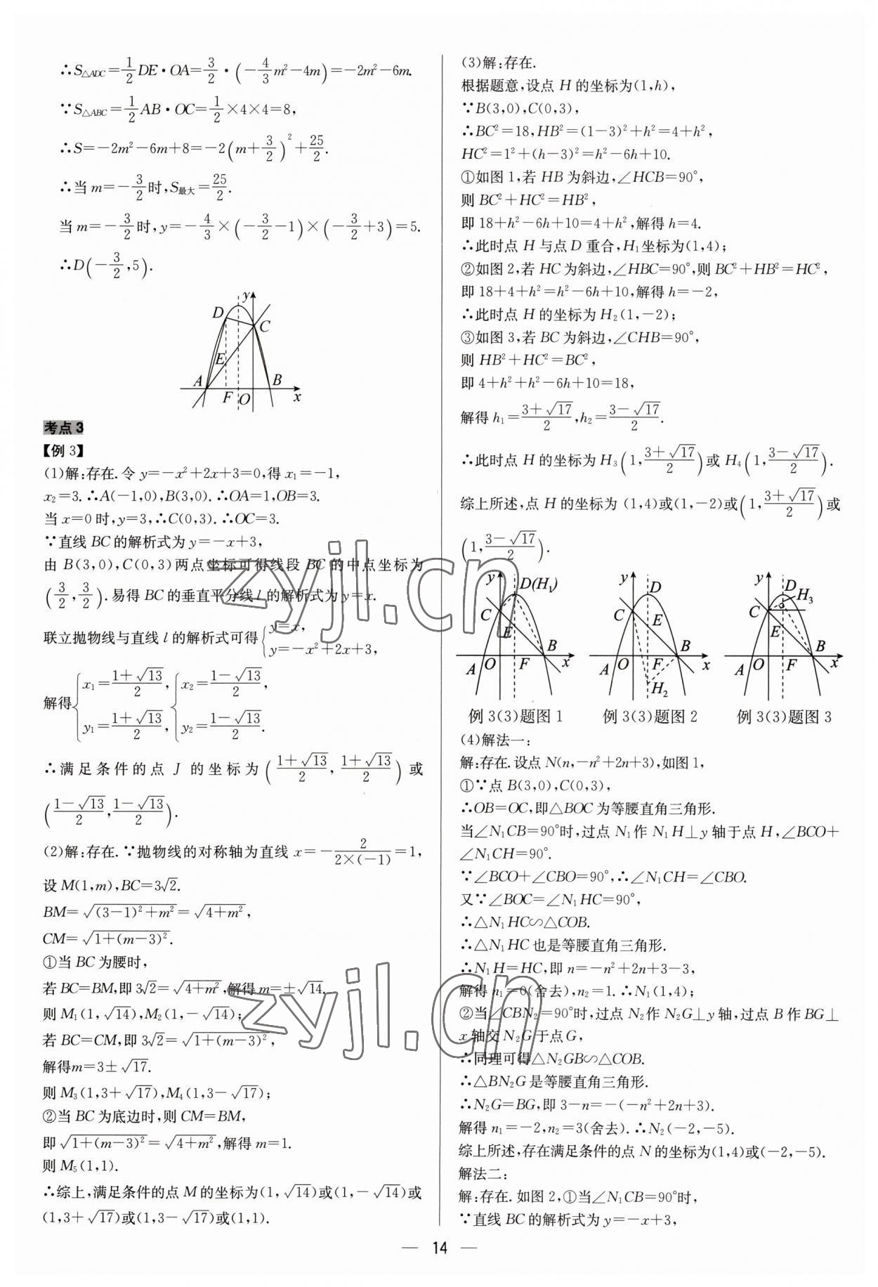2023年中考對策數學濰坊專版 參考答案第14頁
