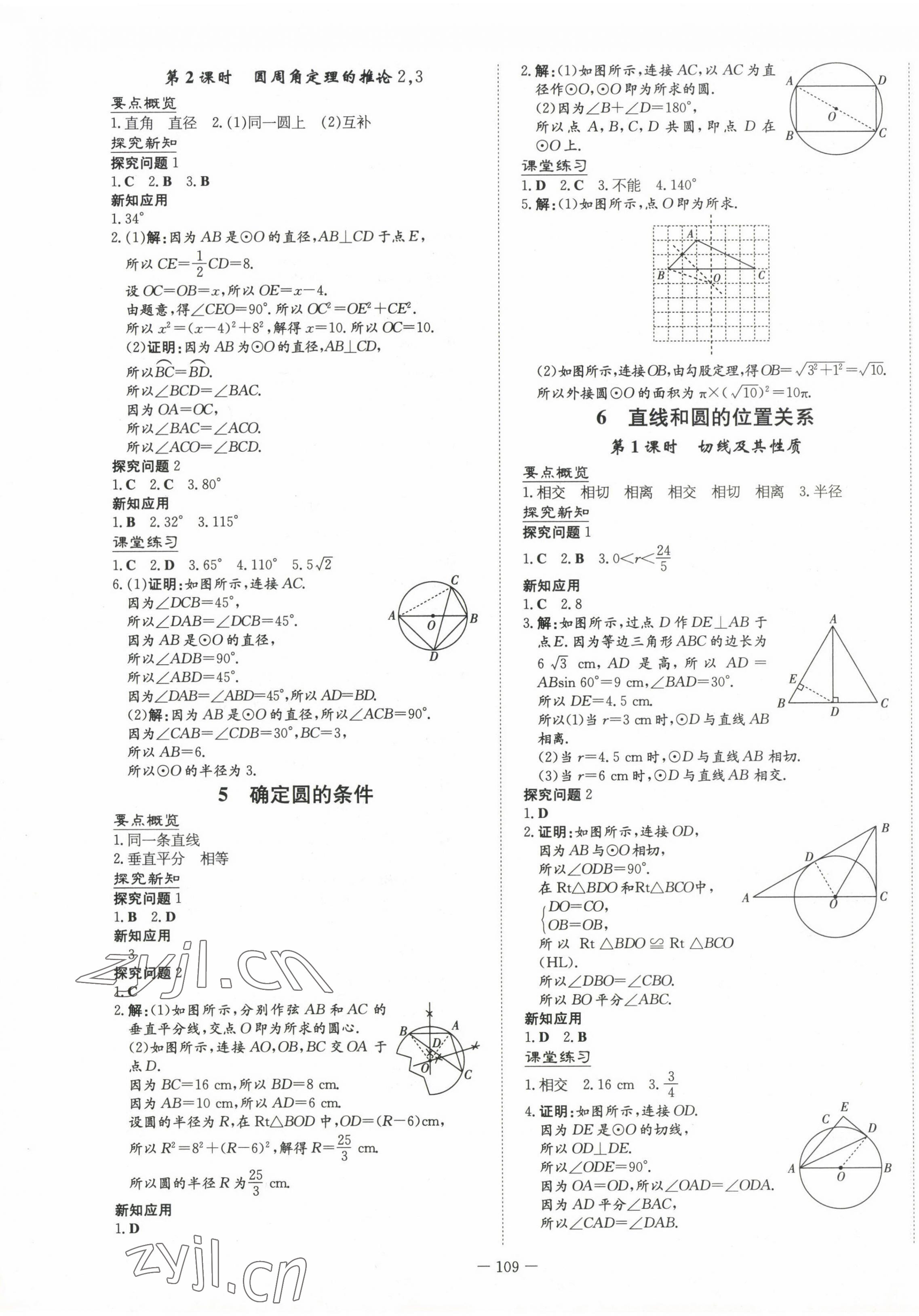 2023年初中同步学习导与练导学探究案九年级数学下册北师大版 第13页