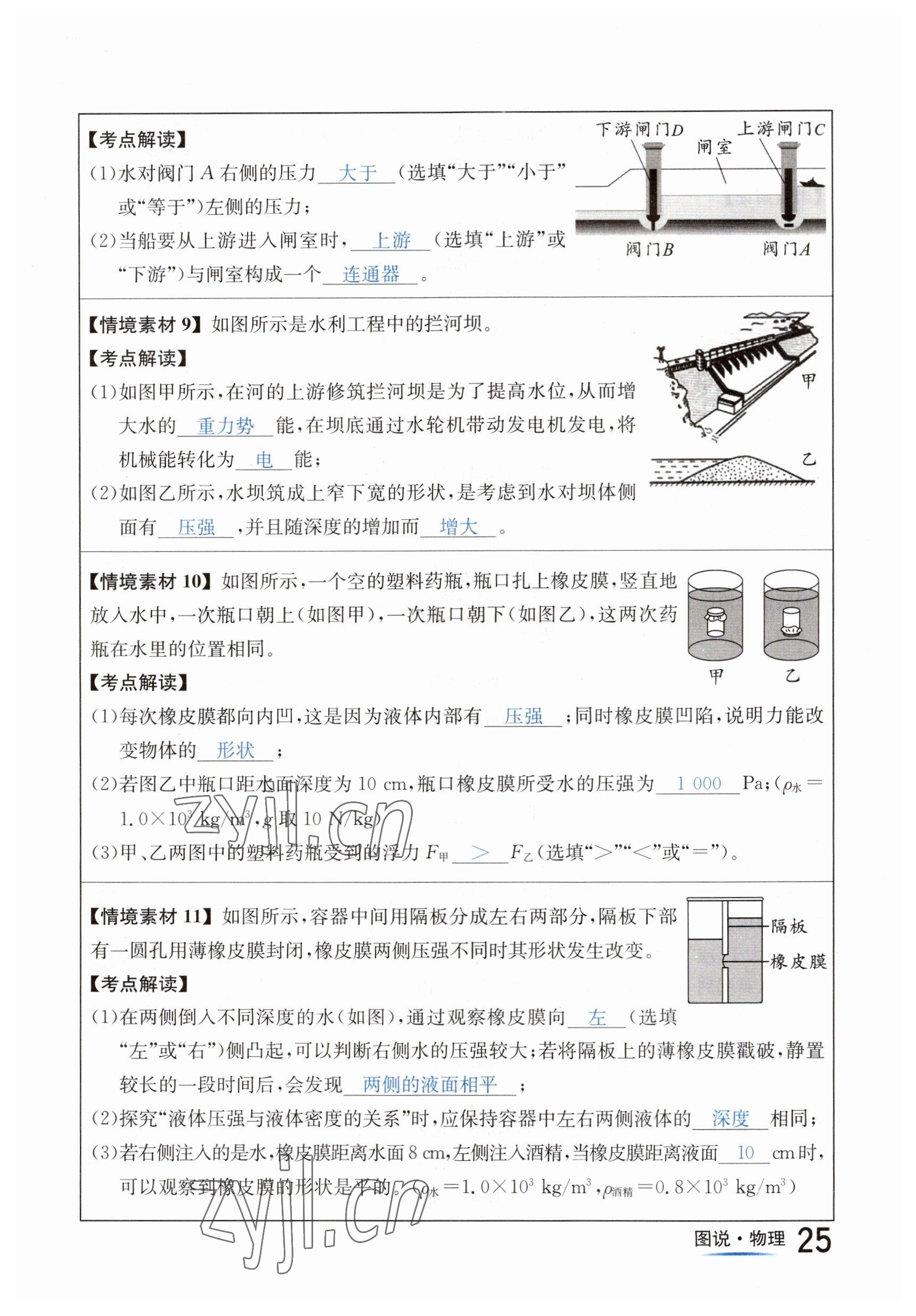 2023年国华图书中考拐点物理南充专版 参考答案第25页