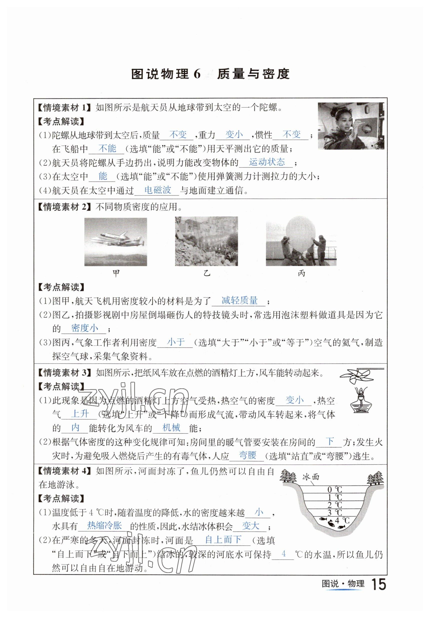 2023年国华图书中考拐点物理南充专版 参考答案第15页