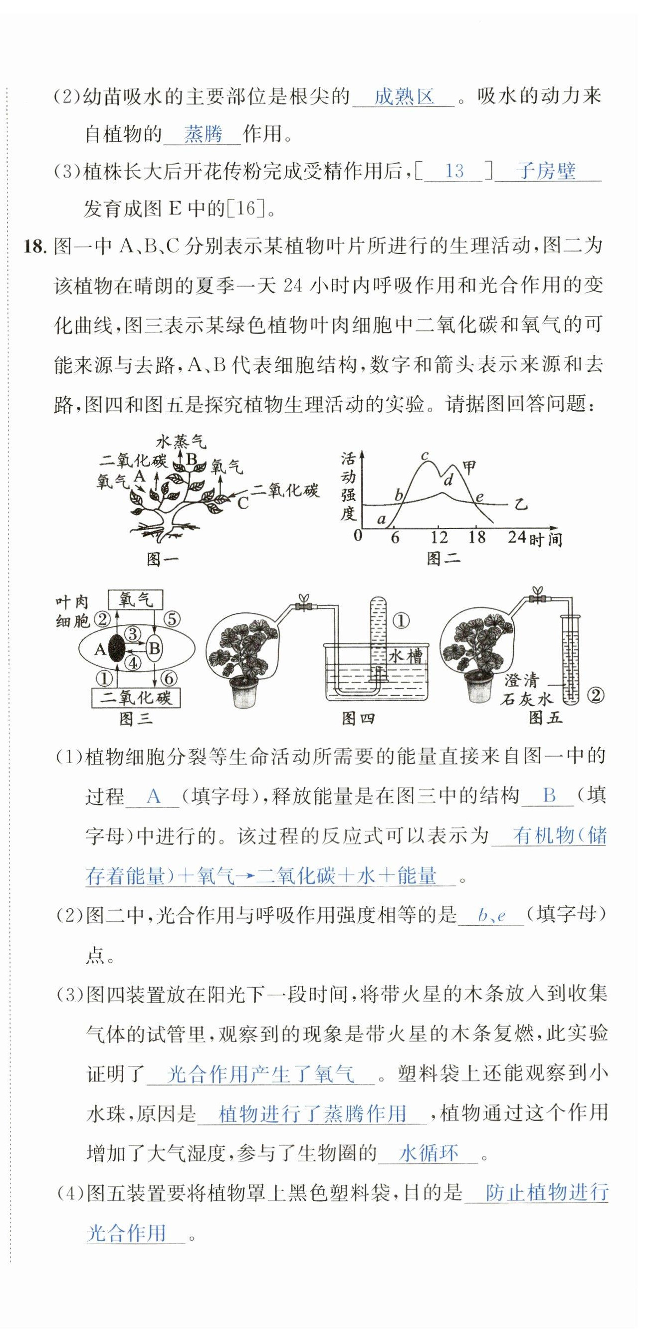 2023年国华图书中考拐点生物南充专版 第6页