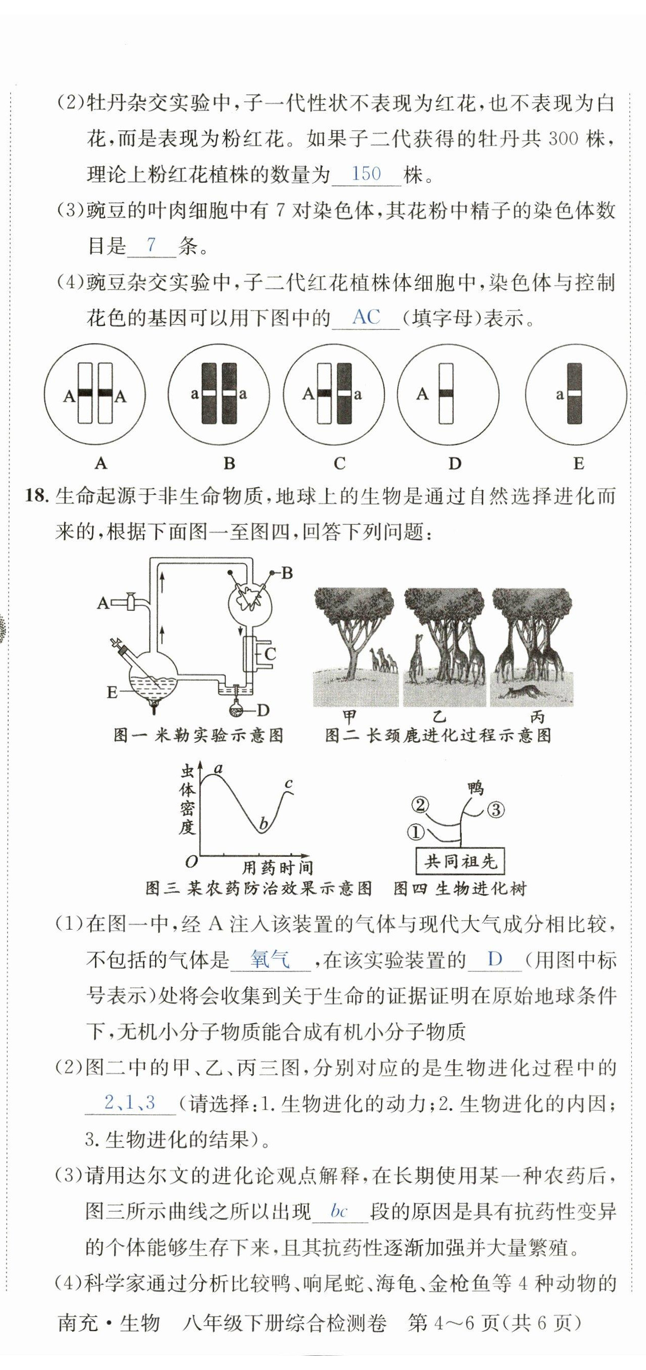 2023年国华图书中考拐点生物南充专版 第23页