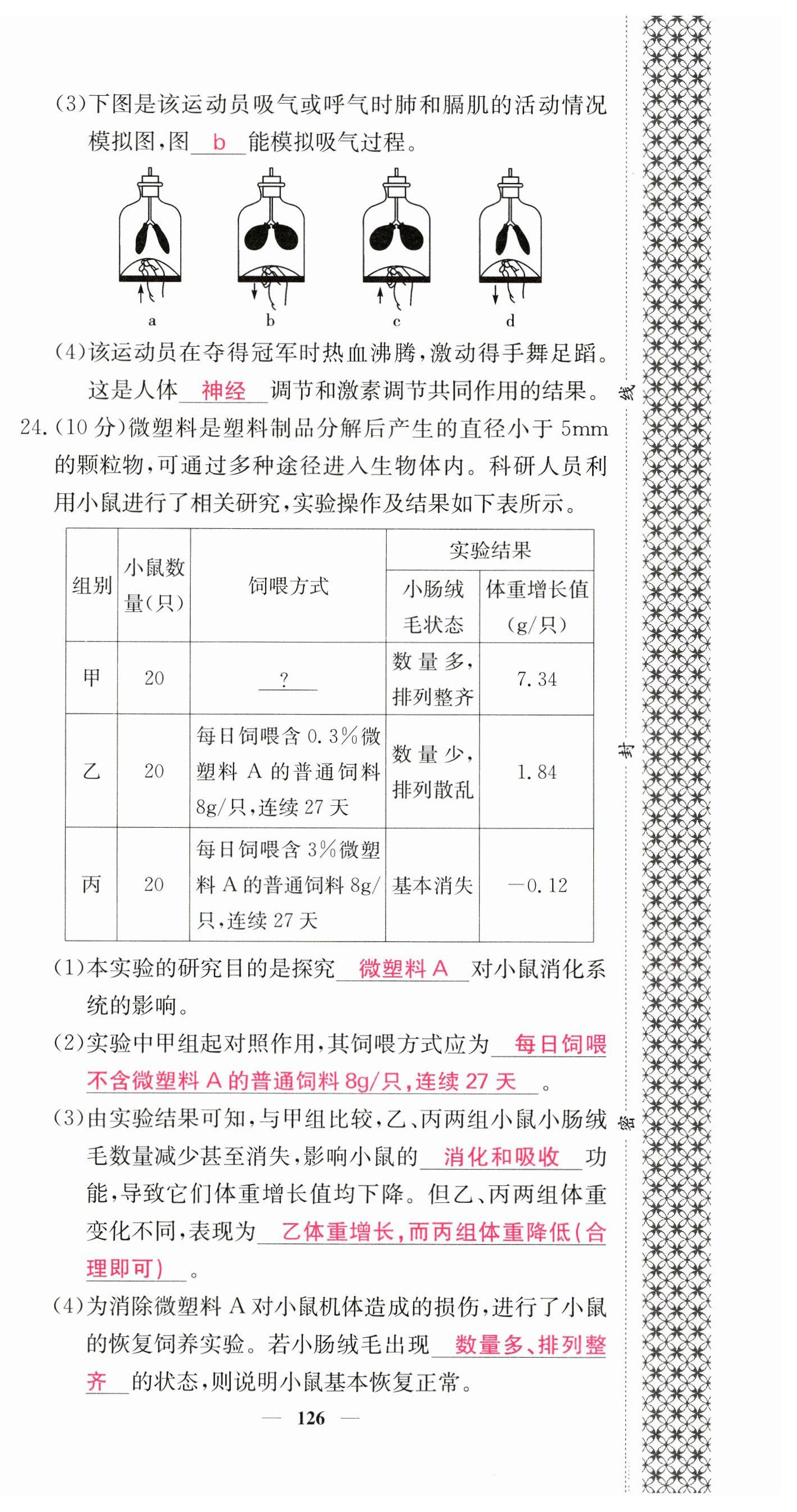 2023年中考新航線生物人教版 第12頁