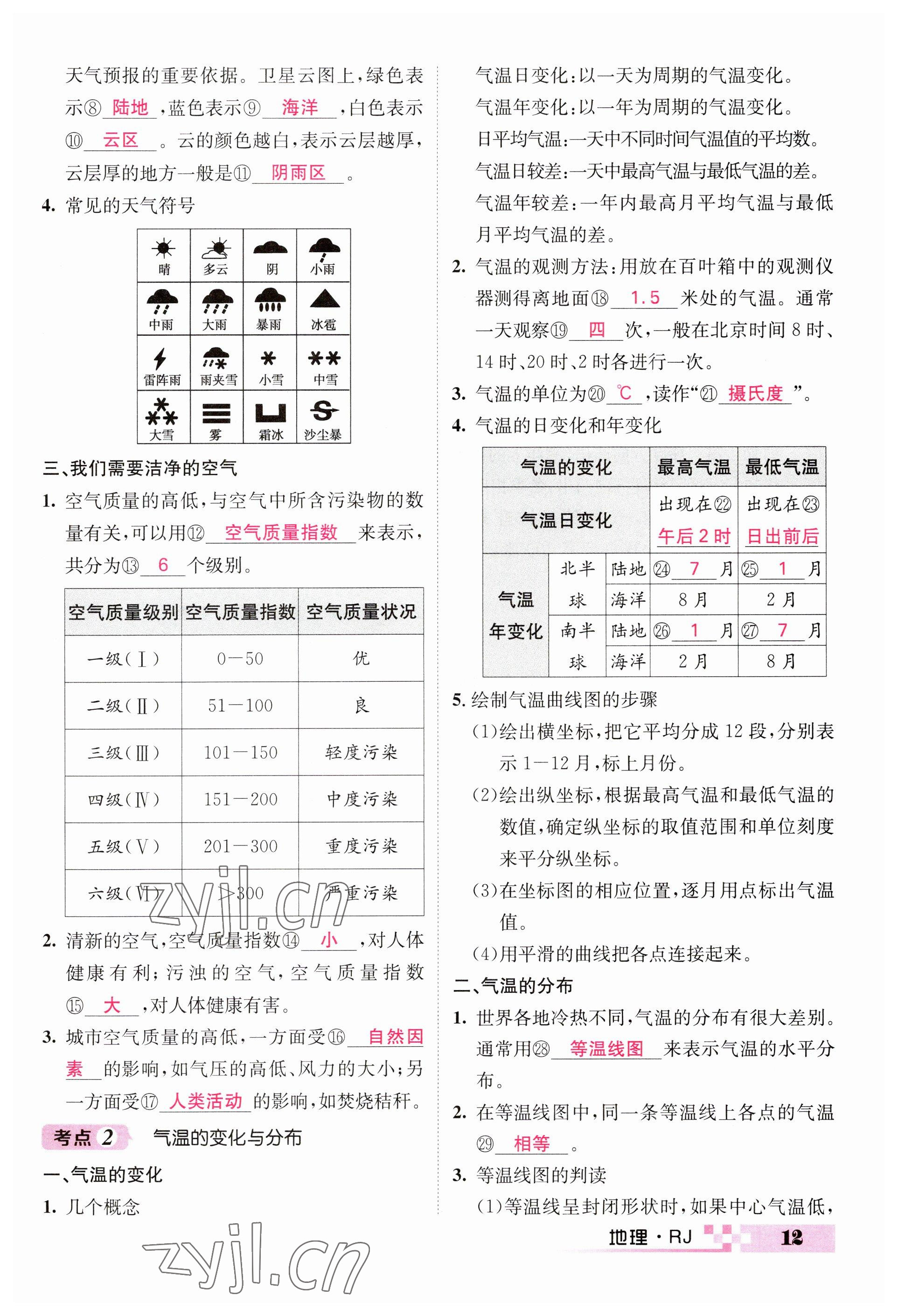 2023年中考新航線地理 參考答案第12頁(yè)