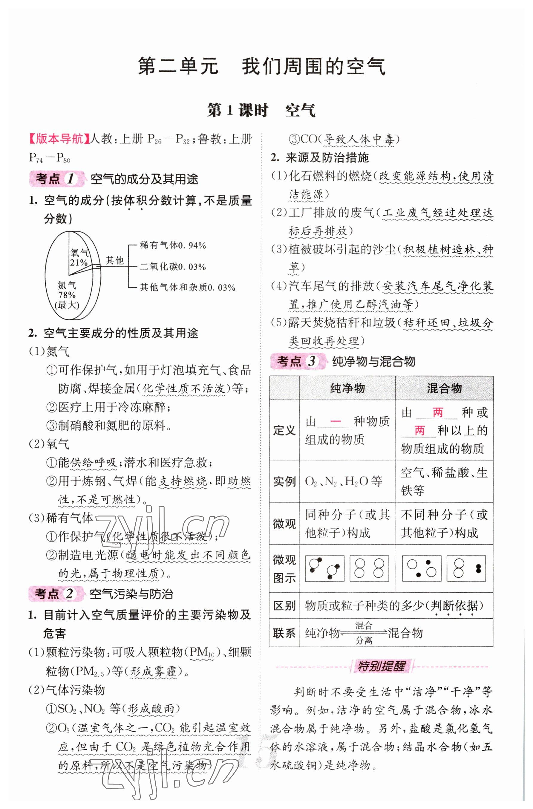 2023年中考新航線九年級化學四川專版 參考答案第15頁