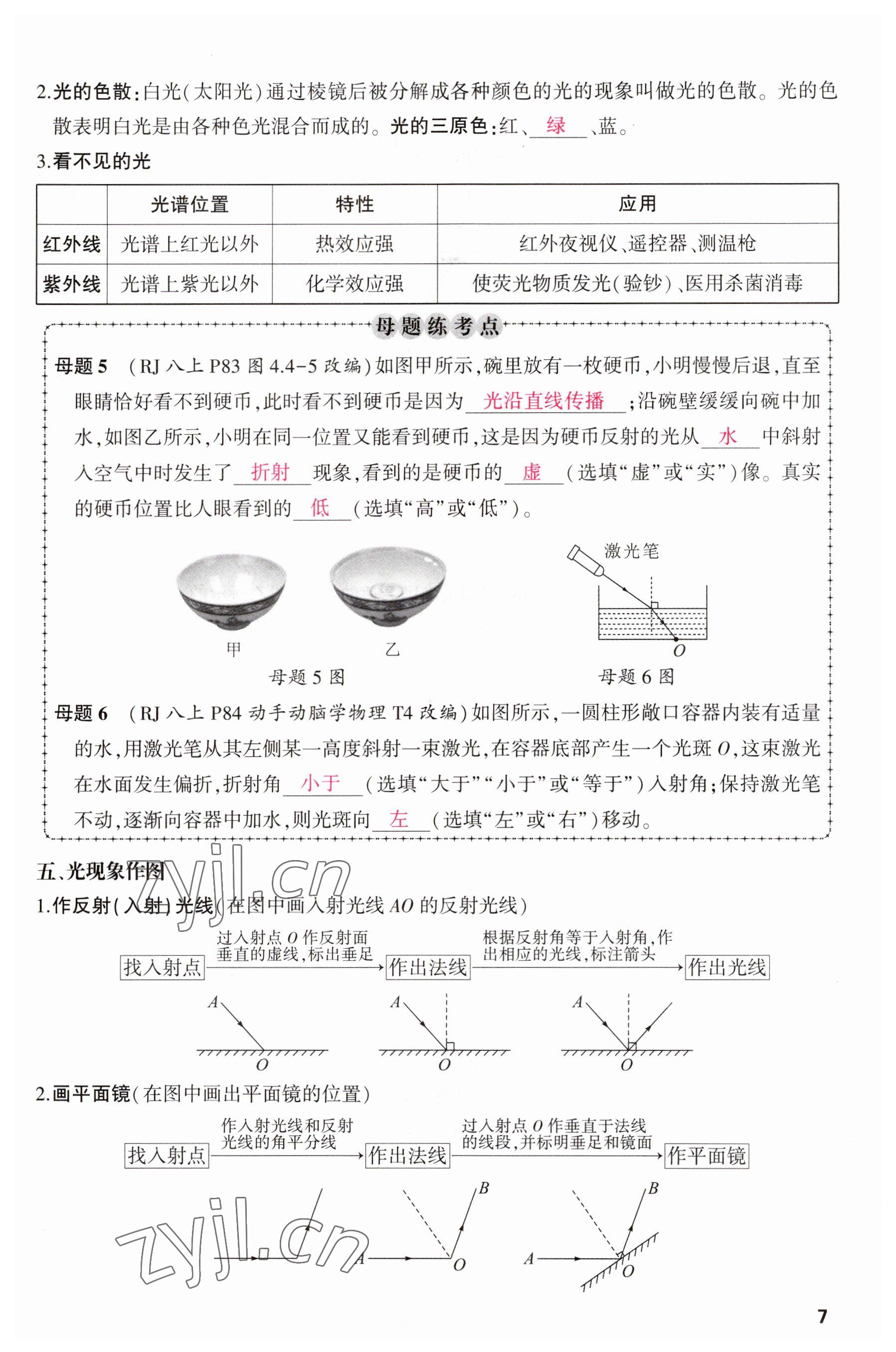 2023年聚焦中考物理四川專版 參考答案第15頁