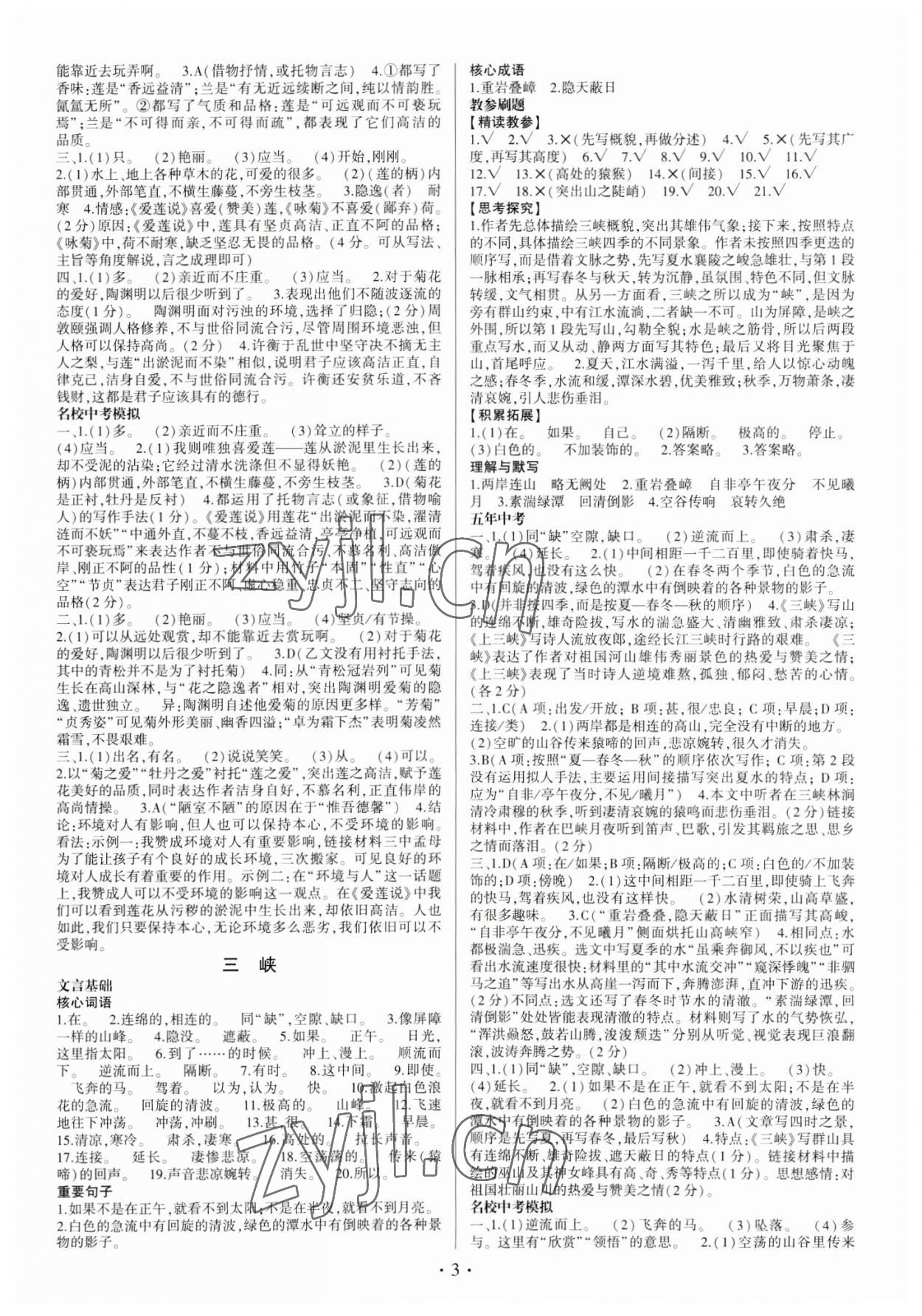 2023年巔峰書系文言文古詩詞一本通 第3頁