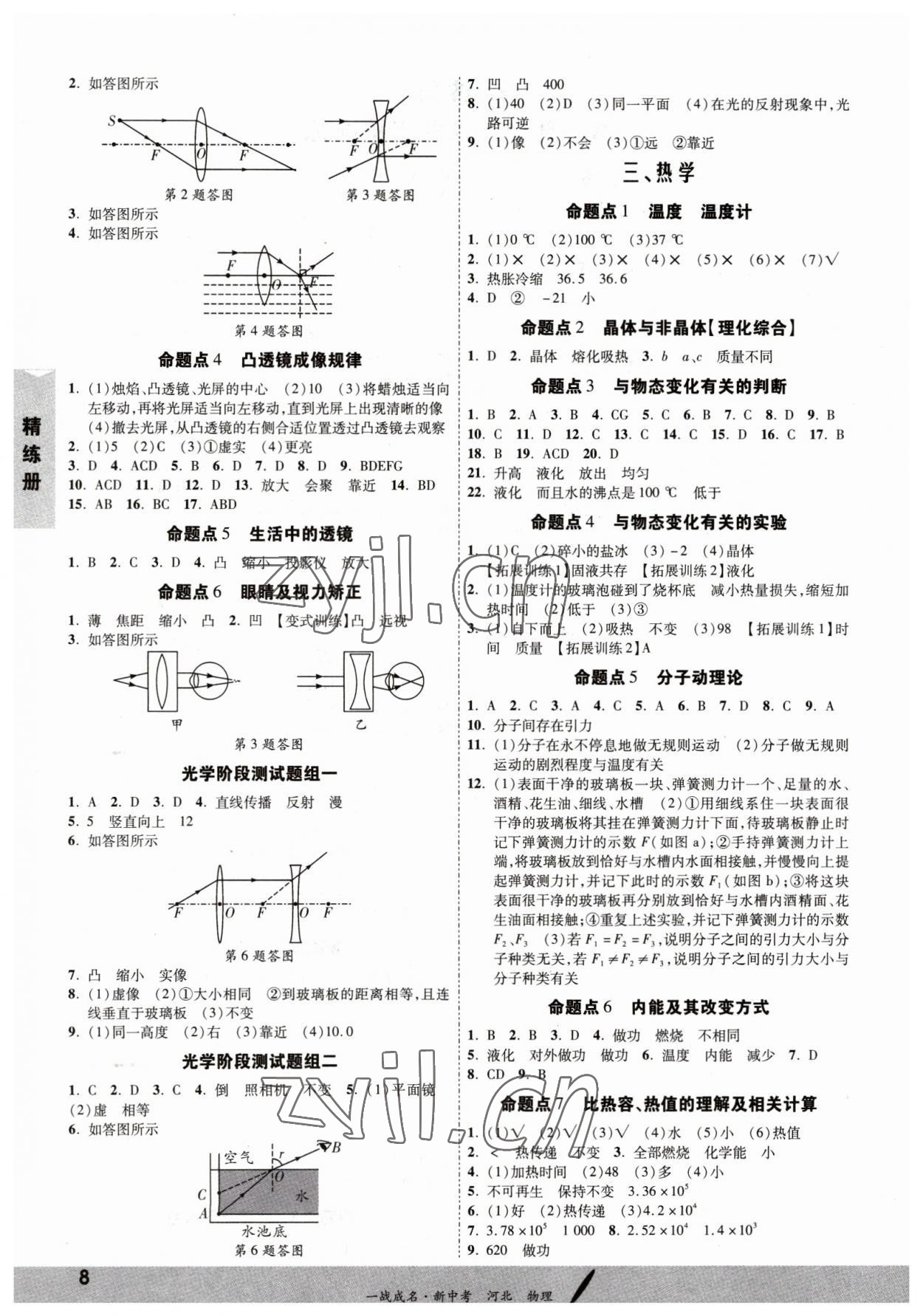 2023年一战成名考前新方案物理河北中考 第8页