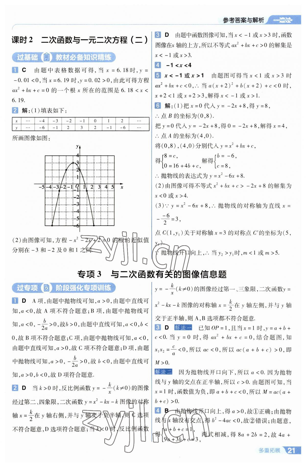 2023年一遍過九年級初中數(shù)學(xué)下冊蘇科版 第21頁