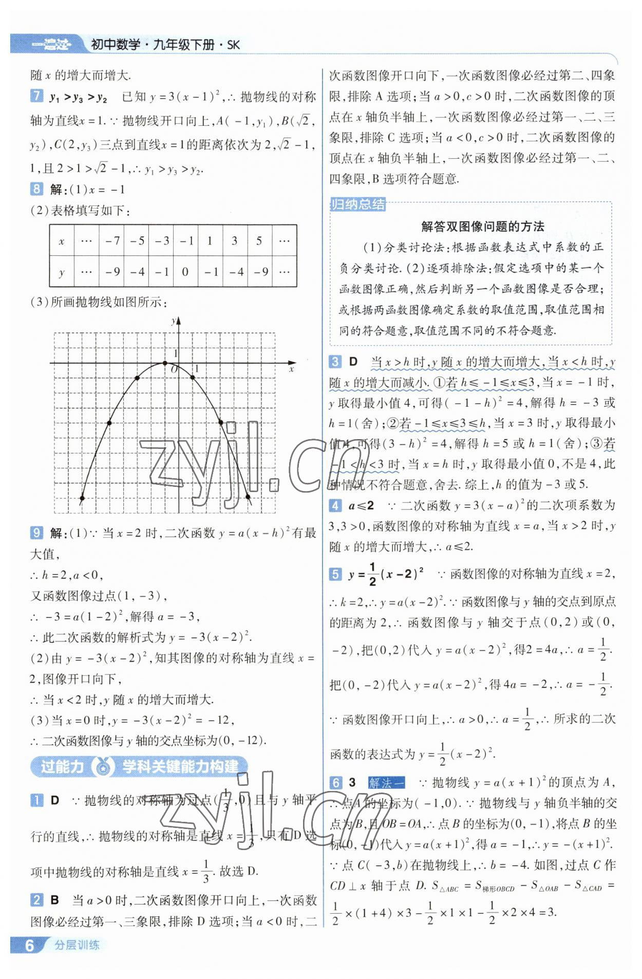 2023年一遍過九年級初中數(shù)學下冊蘇科版 第6頁