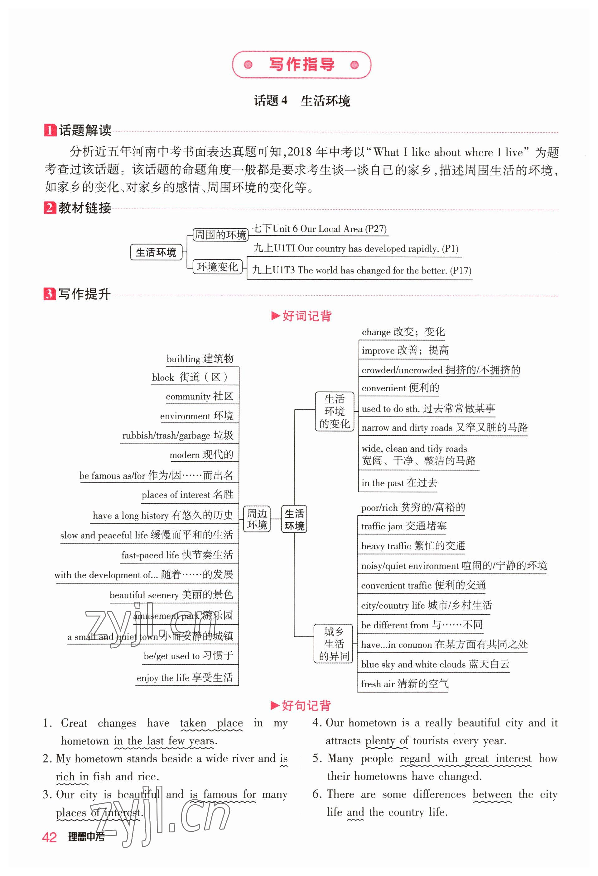 2023年理想中考英语河南专版 参考答案第42页