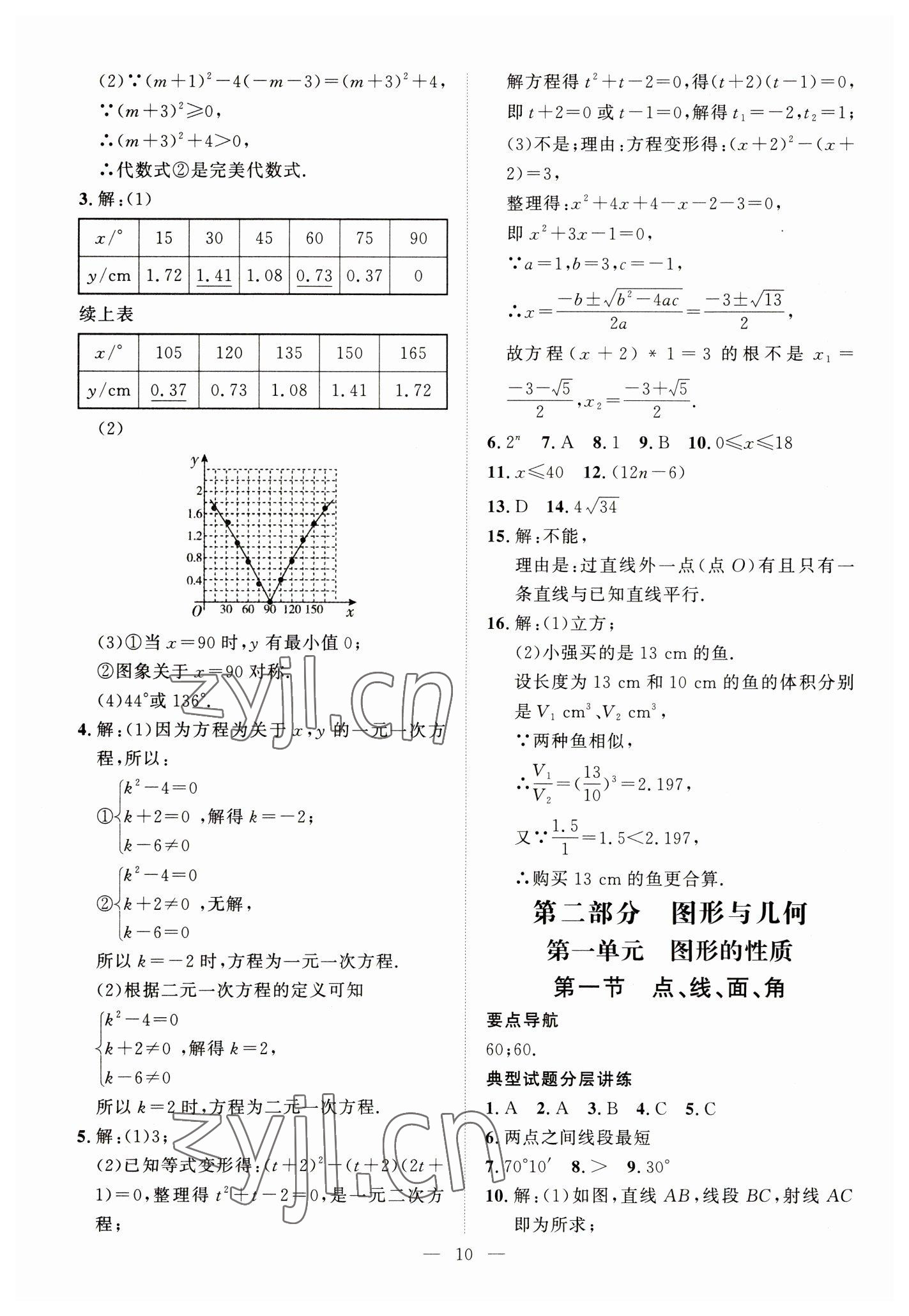 2023年贵州新中考导学数学 第10页