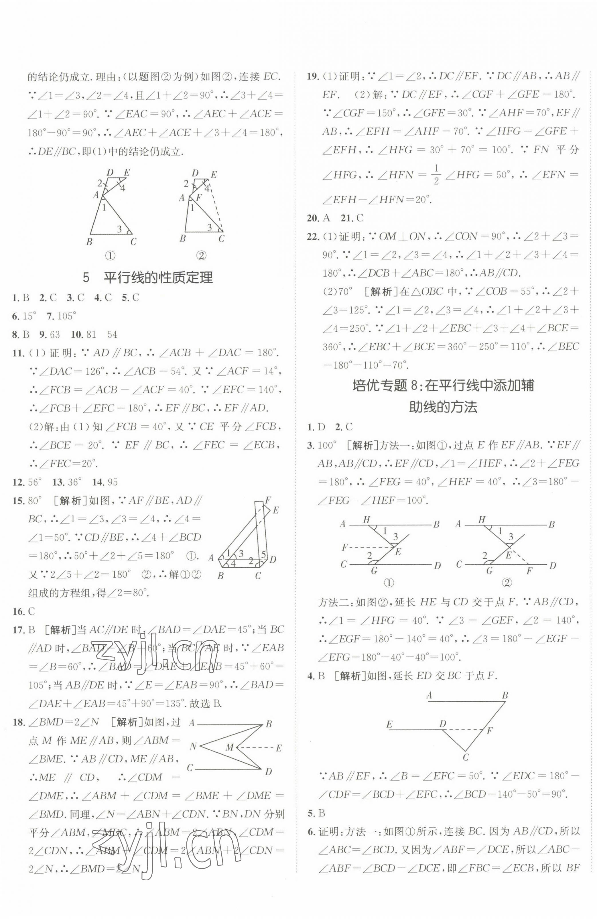 2023年同行学案七年级数学下册鲁教版 第9页