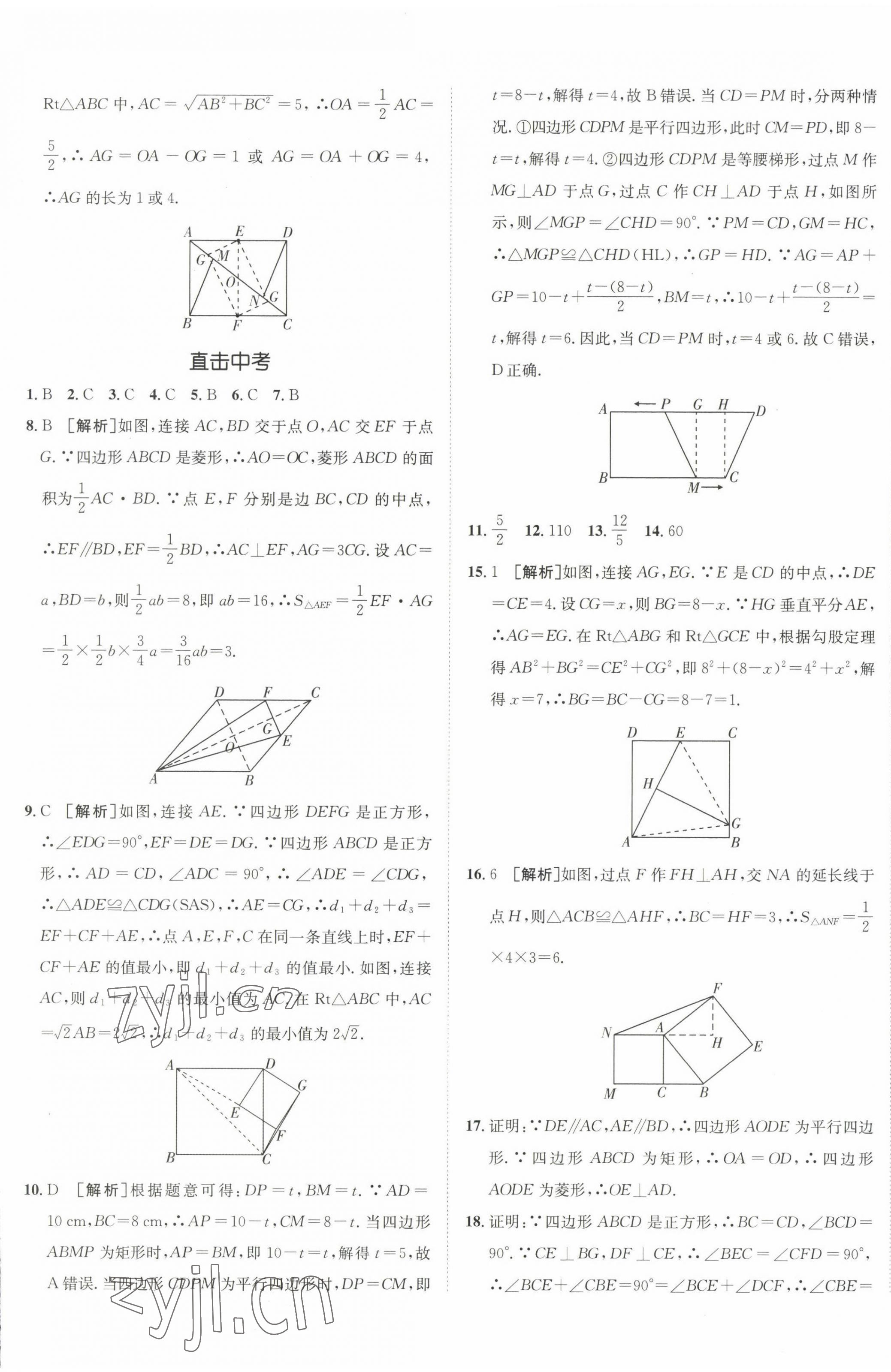 2023年同行學(xué)案八年級數(shù)學(xué)下冊魯教版 第13頁