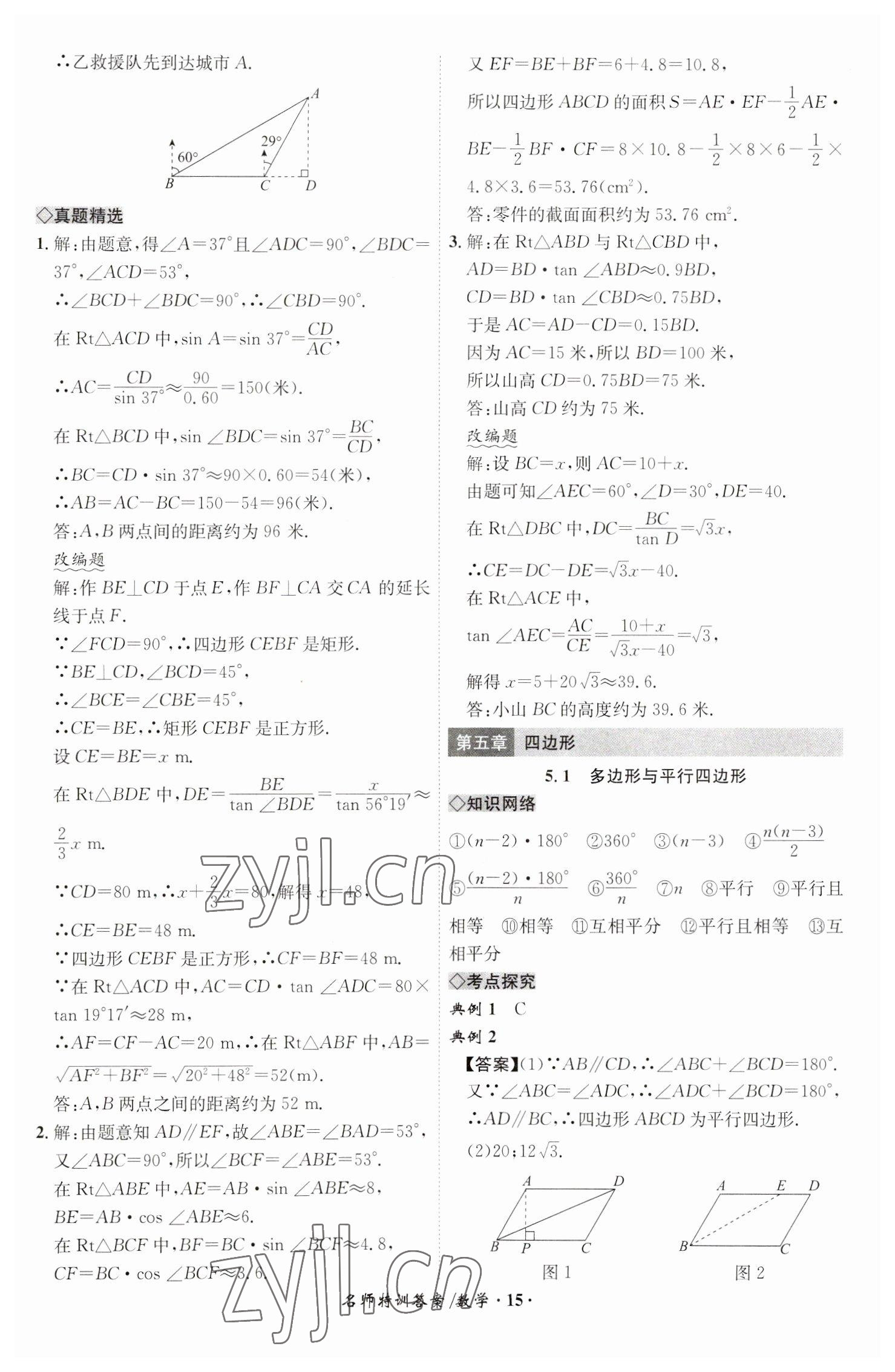 2023年名師特訓數(shù)學安徽專版 第15頁