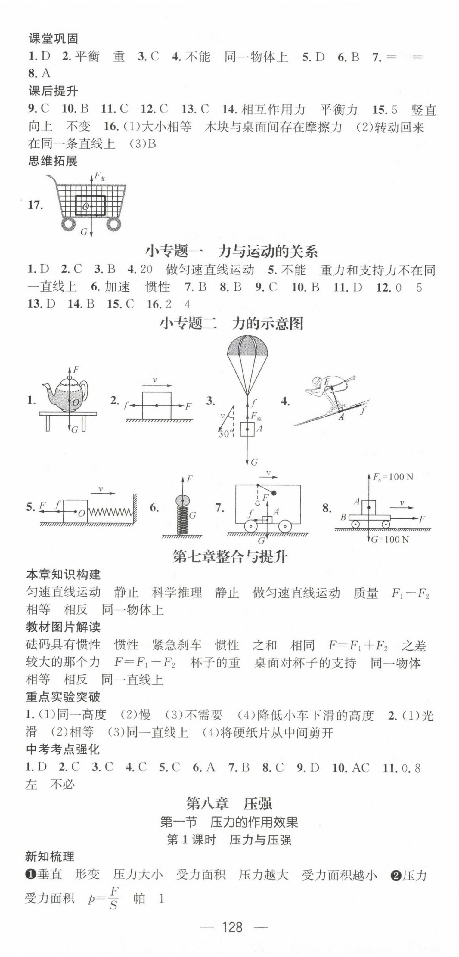 2023年名師測(cè)控八年級(jí)物理下冊(cè)滬科版Ⅲ 第2頁(yè)