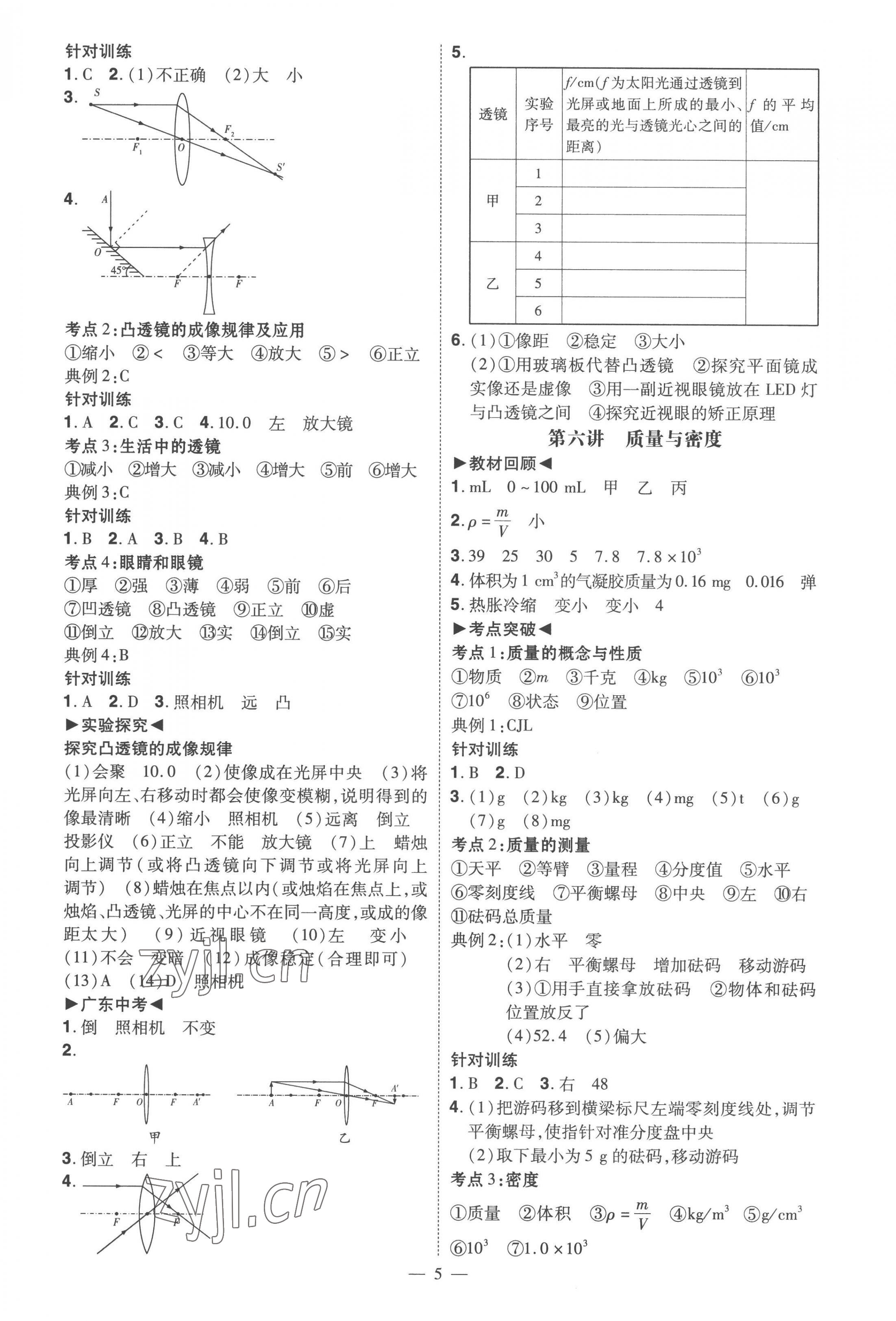 2023年中考沖刺物理廣東專版 第5頁