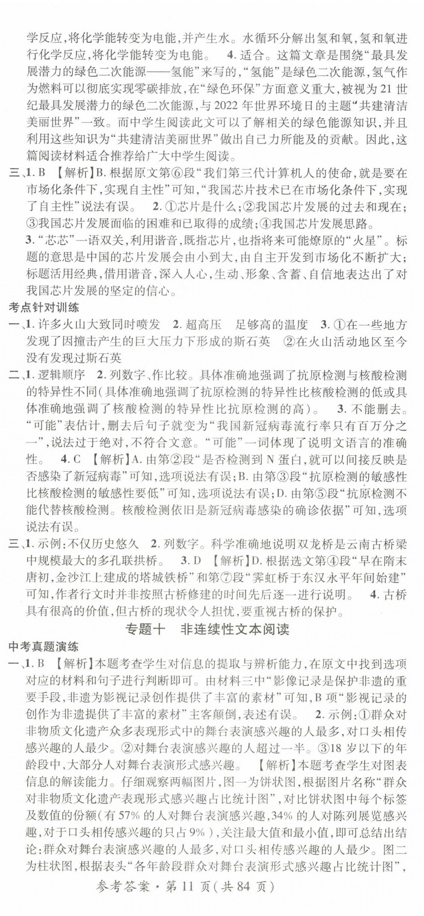 2023年名師測控中考特訓(xùn)方案語文貴陽專版 第11頁