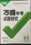 2023年万唯中考试题研究数学人教版湖北专版