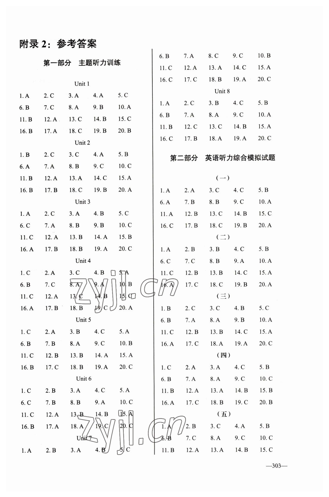 2023年百朗英語聽力風(fēng)暴高一 第1頁