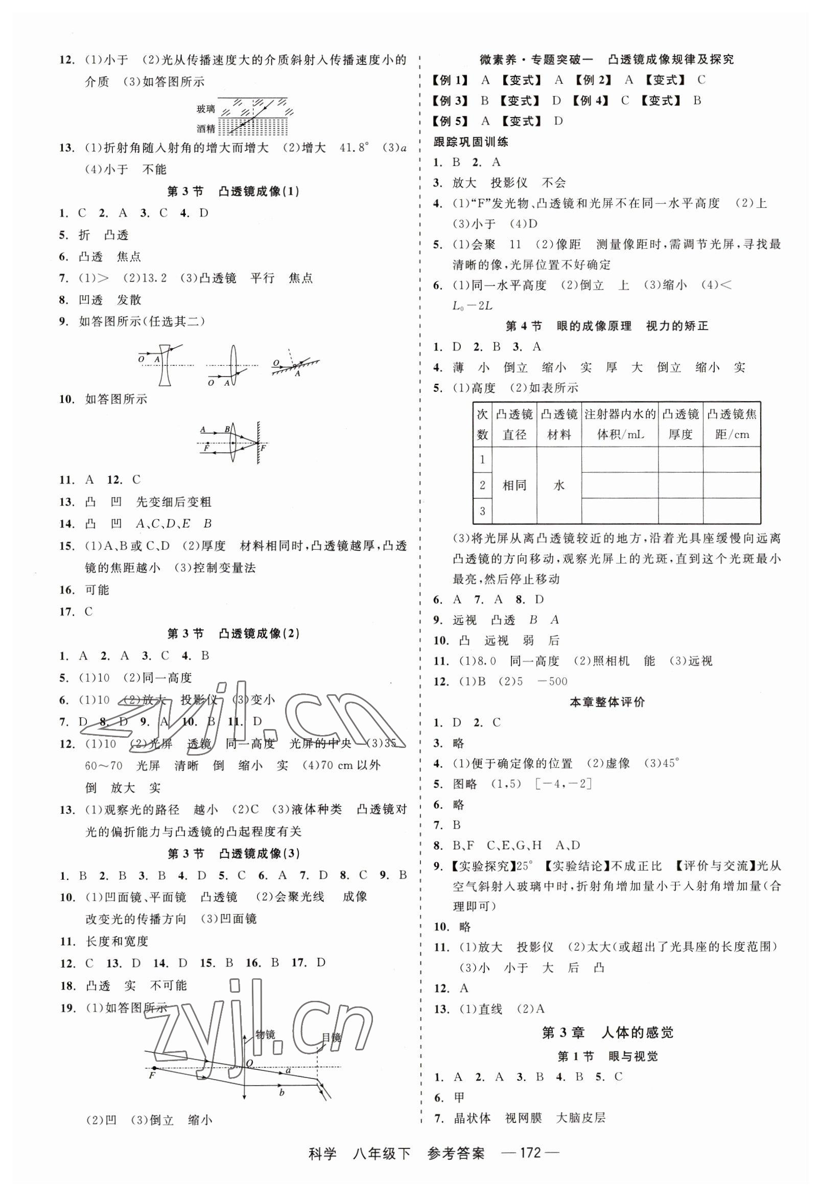 2023年精彩练习就练这一本八年级科学下册华师大版 第2页