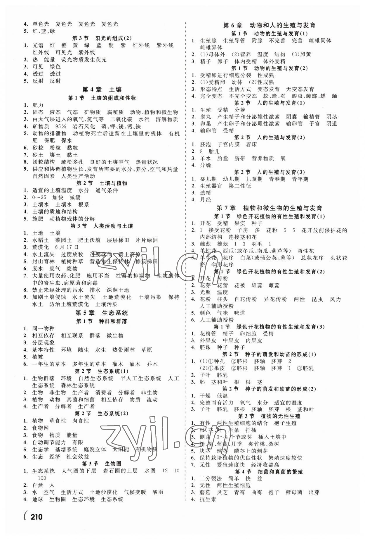 2023年精彩练习就练这一本七年级科学下册华师大版天津人民出版社 第2页