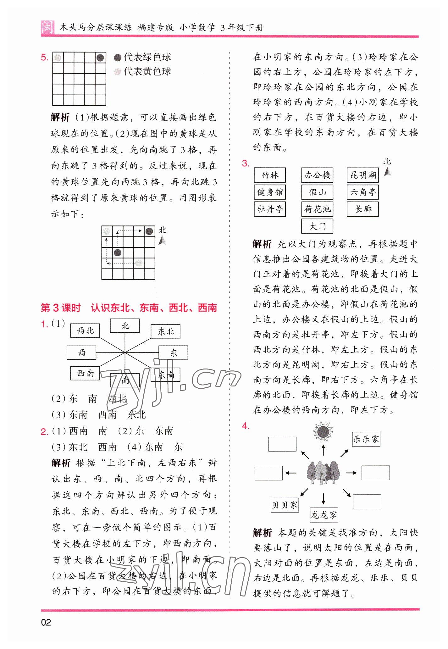 2023年木頭馬分層課課練三年級數(shù)學(xué)下冊人教版福建專版 第2頁