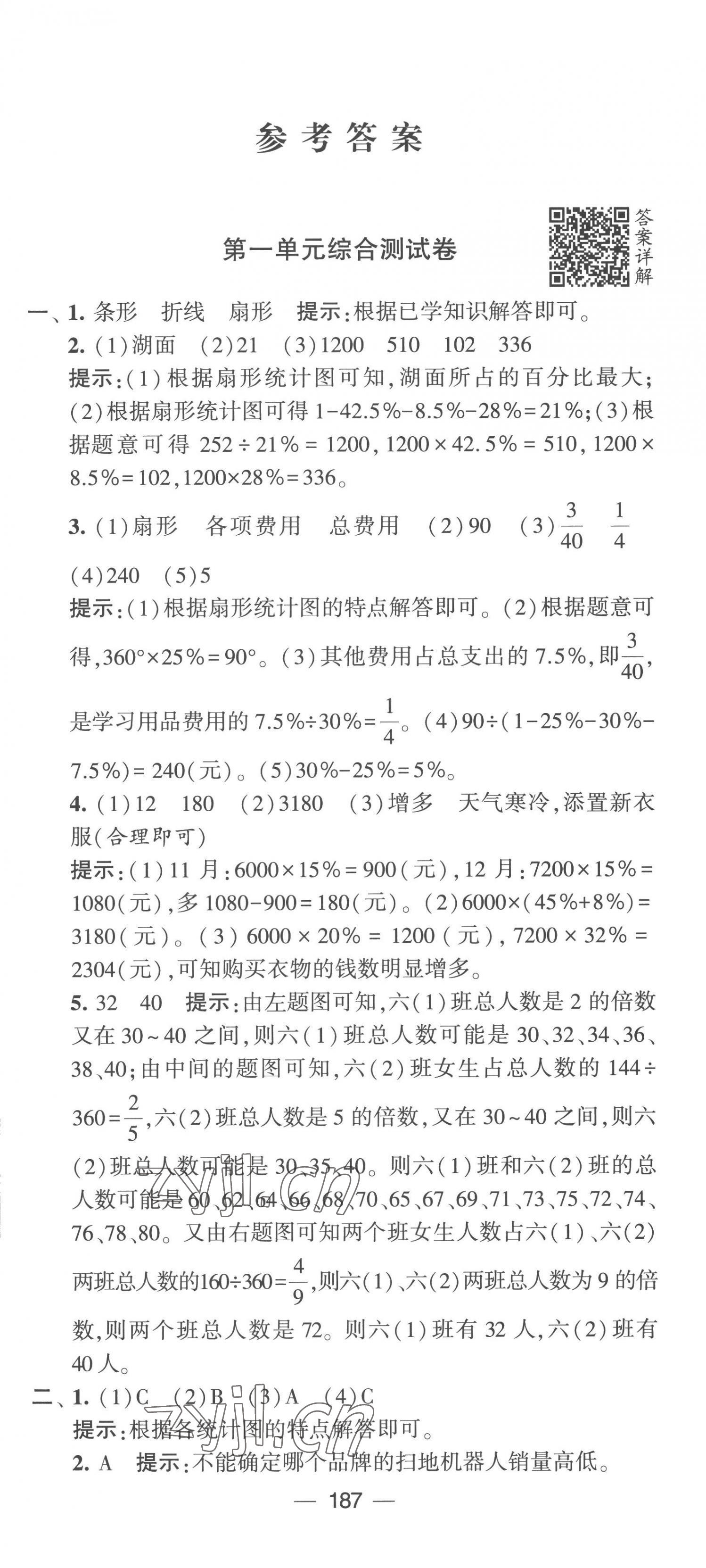 2023年學(xué)霸提優(yōu)大試卷六年級(jí)數(shù)學(xué)下冊(cè)蘇教版 第1頁(yè)