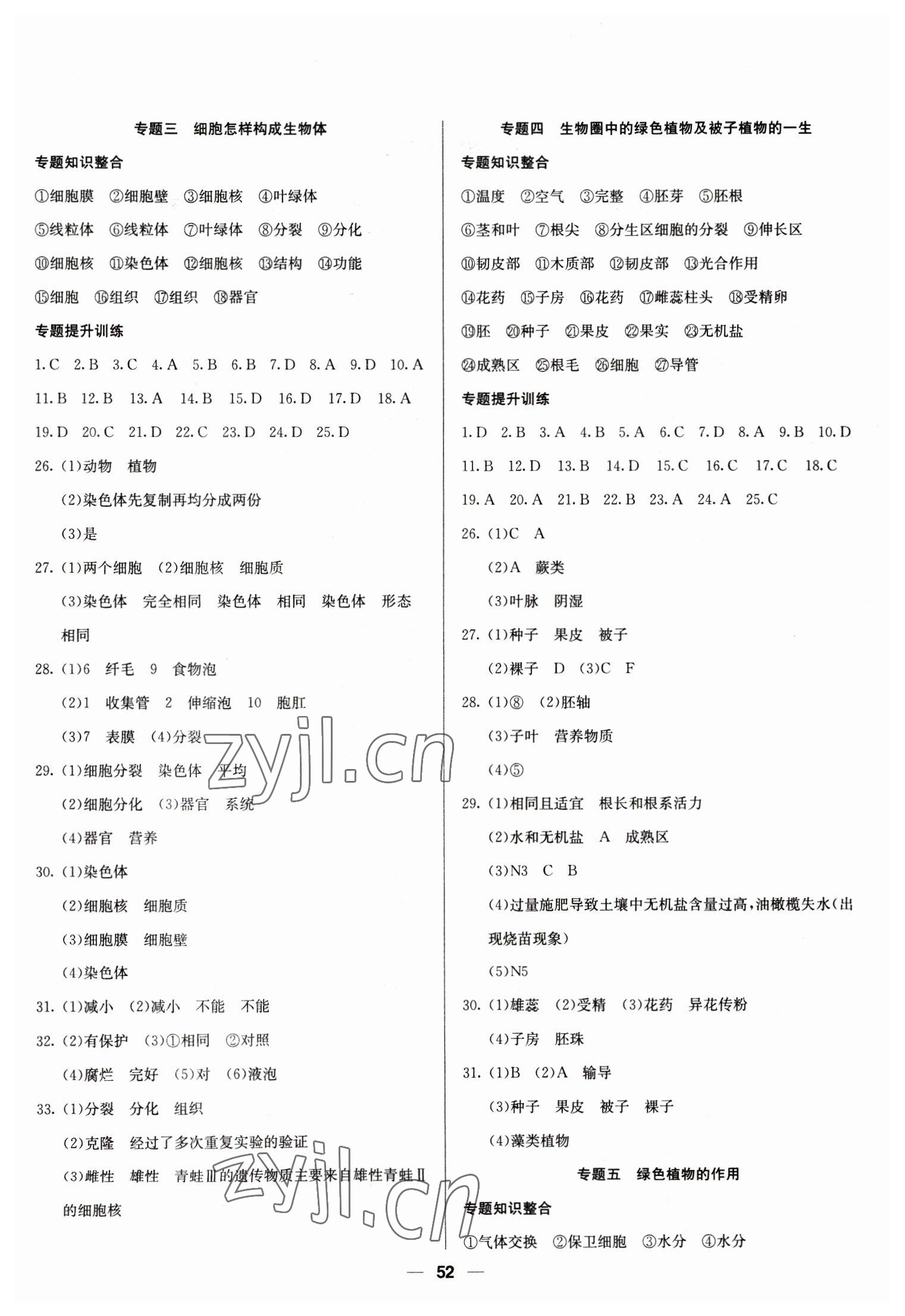 2023年自主学习赢在假期七年级生物 第2页