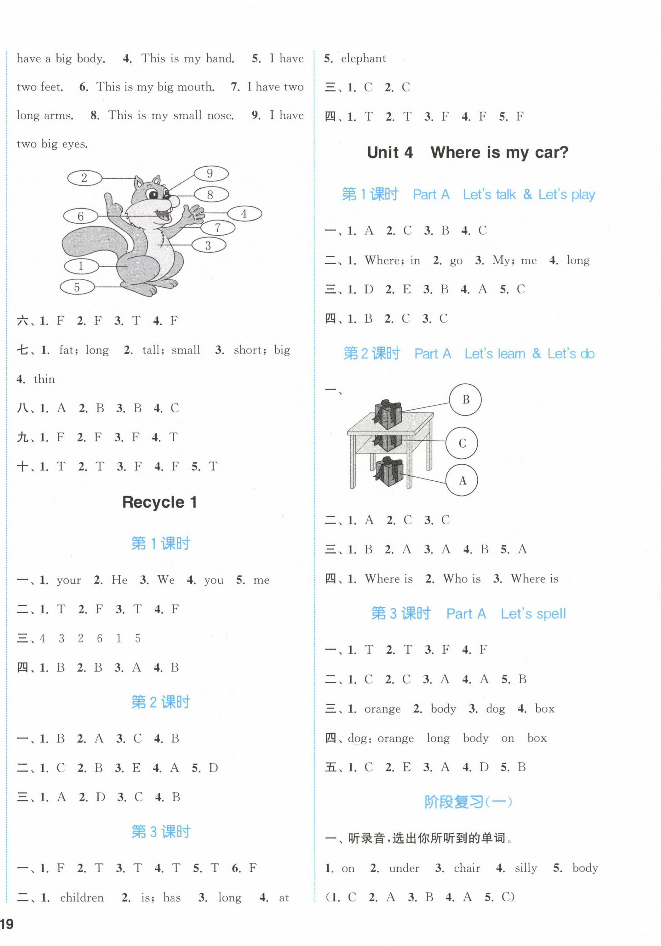 2023年通城學(xué)典課時(shí)作業(yè)本三年級(jí)英語(yǔ)下冊(cè)人教版 第6頁(yè)