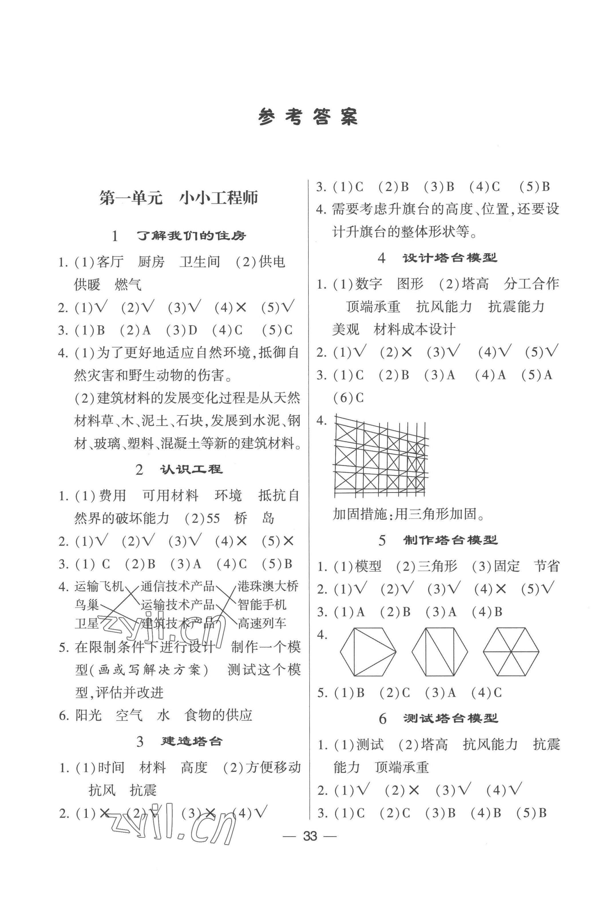 2023年經(jīng)綸學(xué)典棒棒堂六年級(jí)科學(xué)下冊教科版 第1頁