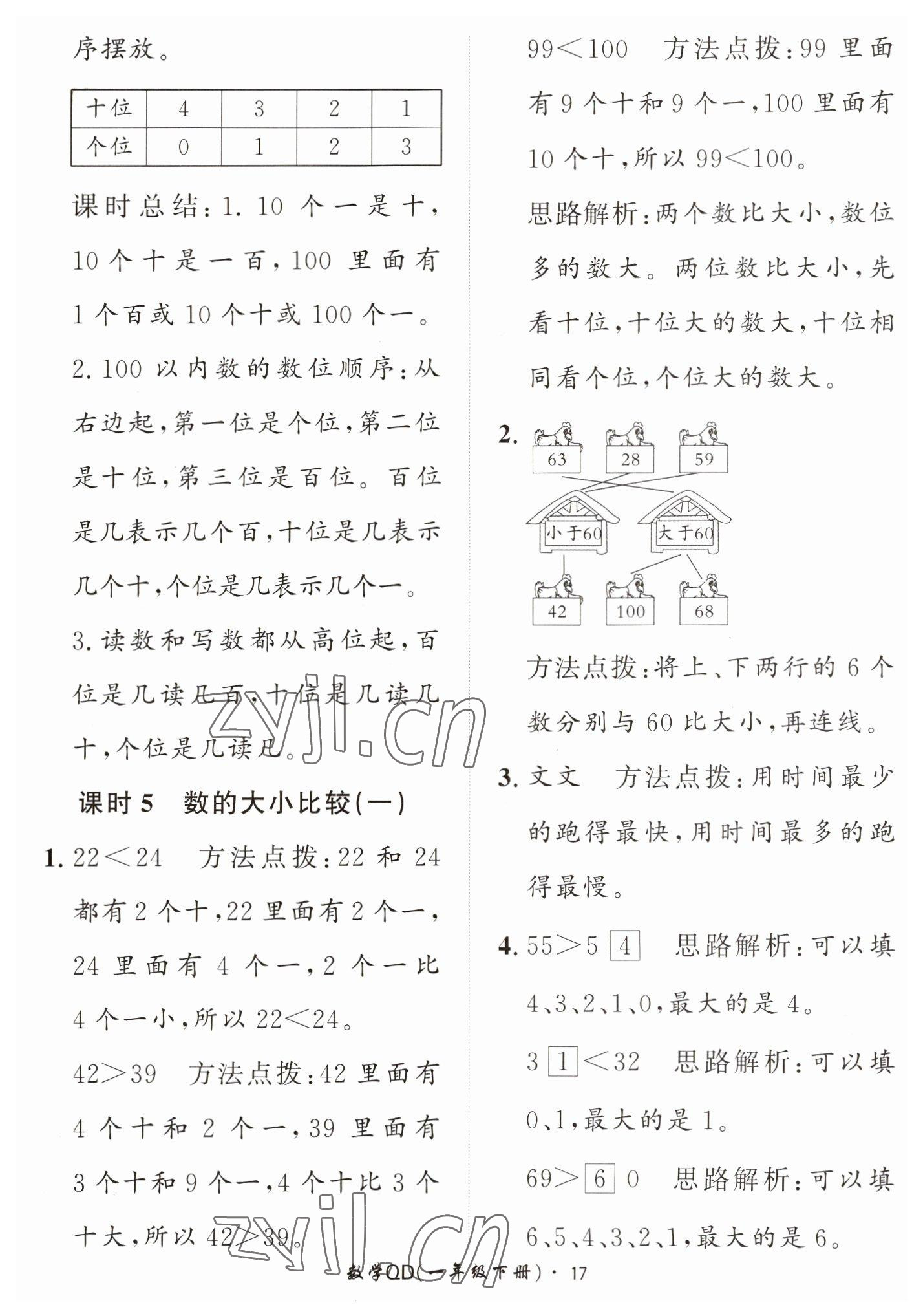 2023年黃岡360定制課時一年級數(shù)學下冊青島版 第17頁