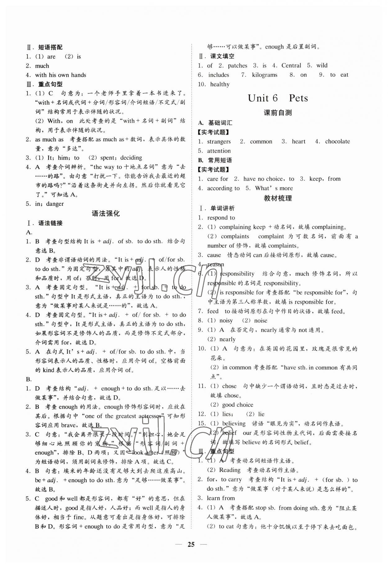 2023年名師金典英語深圳專版 第25頁