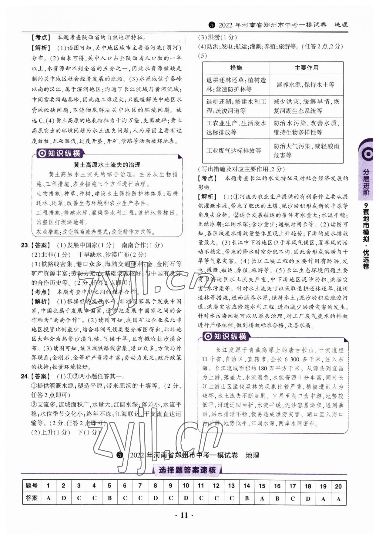 2023年鼎成中考河南真題地理 參考答案第10頁(yè)