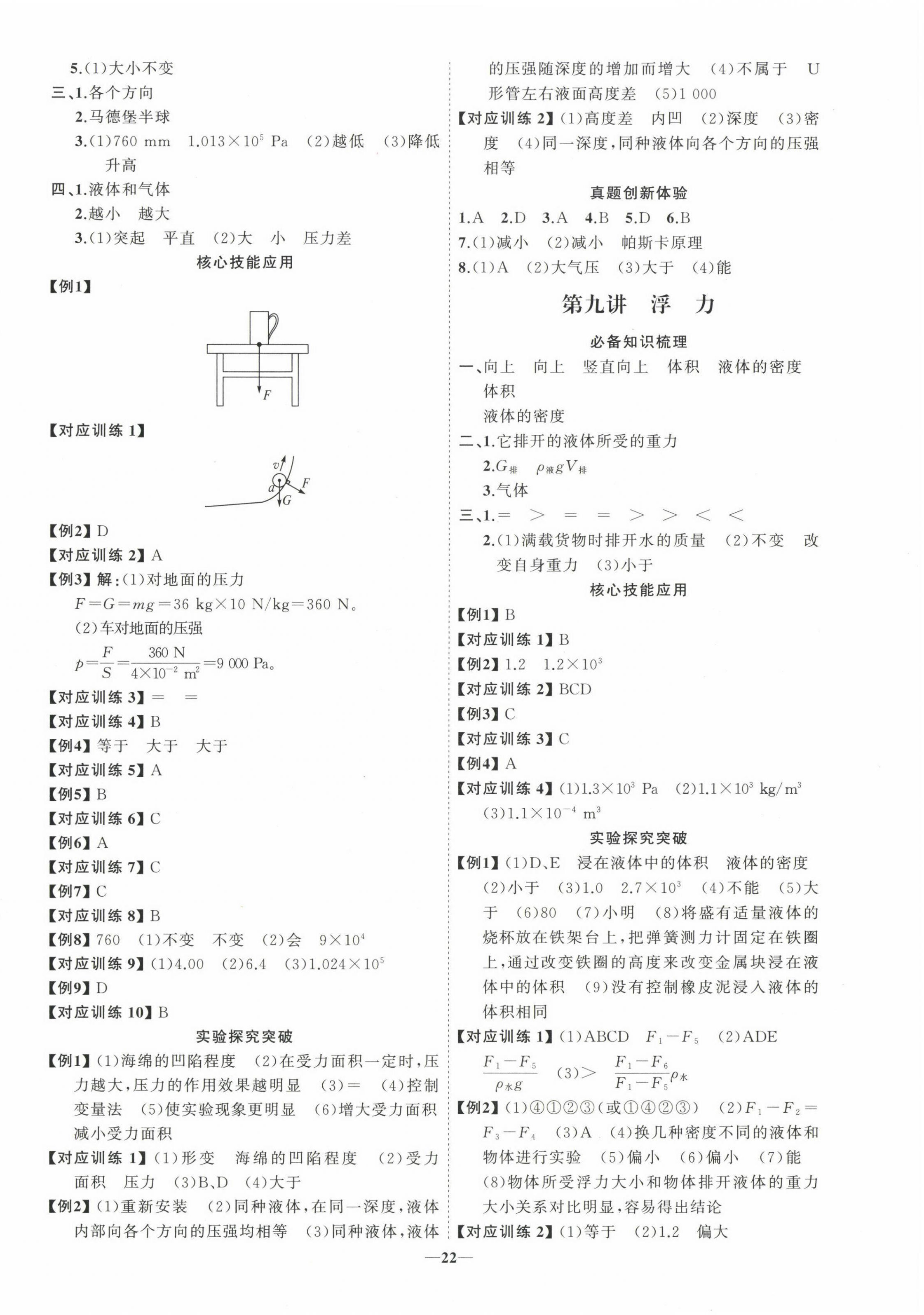 2023年初中總復(fù)習(xí)手冊山東教育出版社物理 第6頁