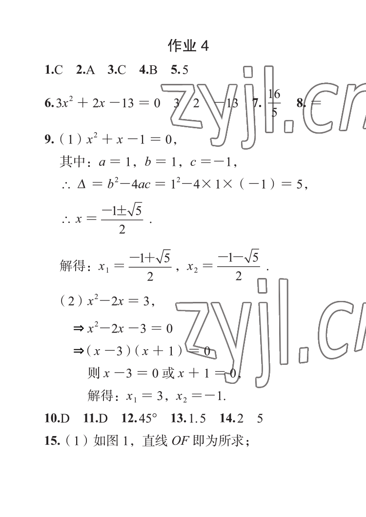 2023年七彩假日寒假生活九年級景德鎮專版 參考答案第18頁