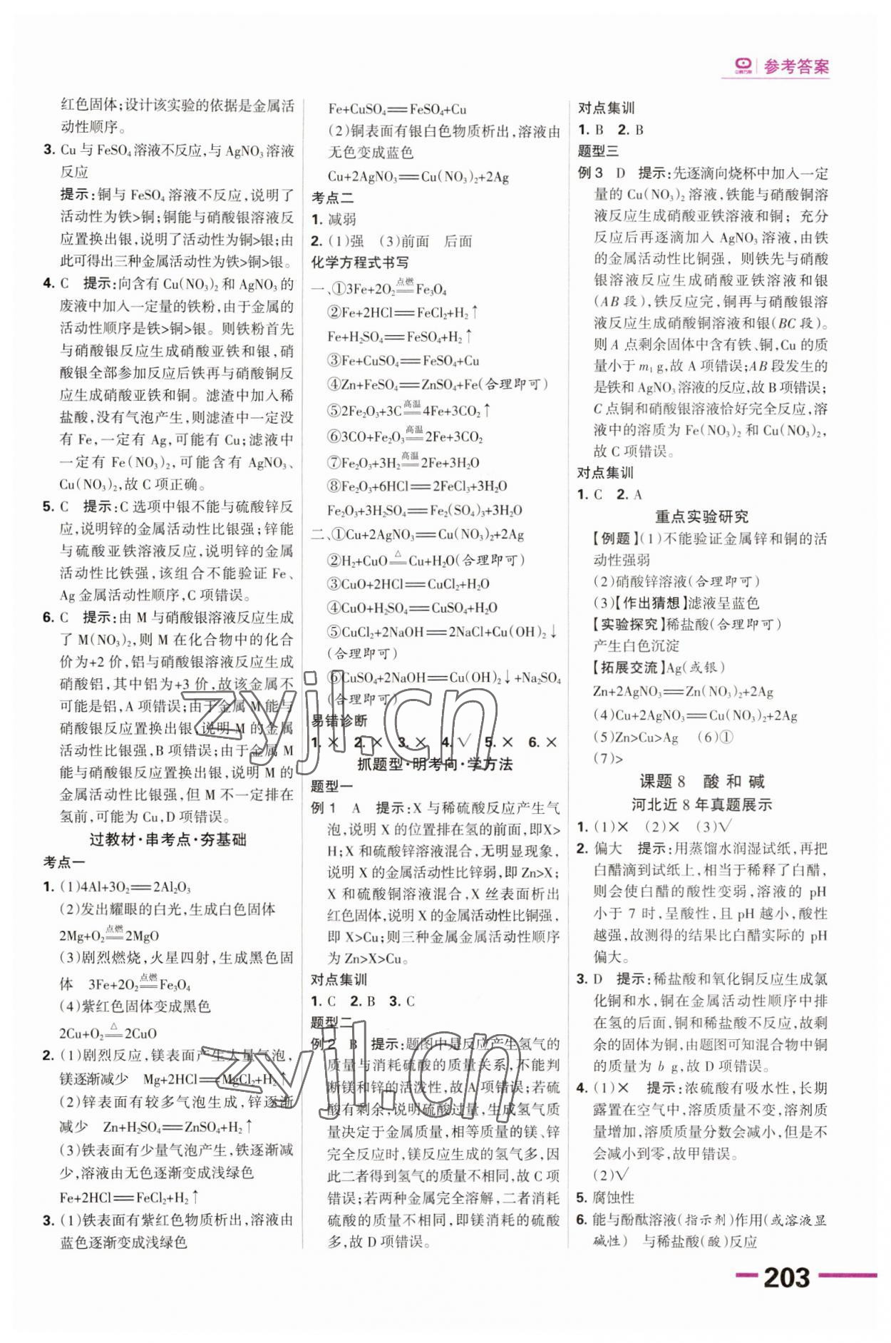 2023年全優(yōu)中考系統(tǒng)總復(fù)習(xí)化學(xué)河北專用 第7頁