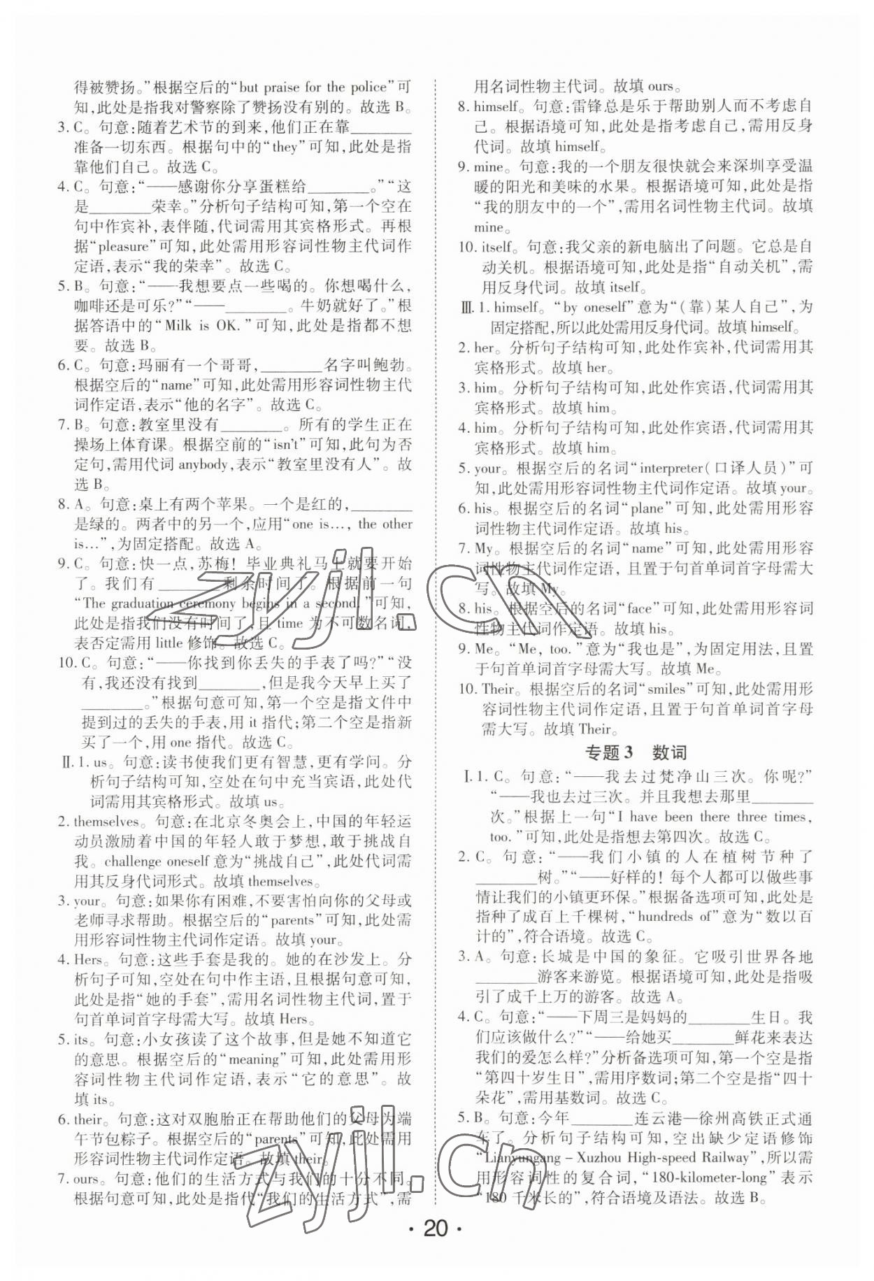 2023年名師導(dǎo)航總復(fù)習(xí)英語深圳專版 第20頁