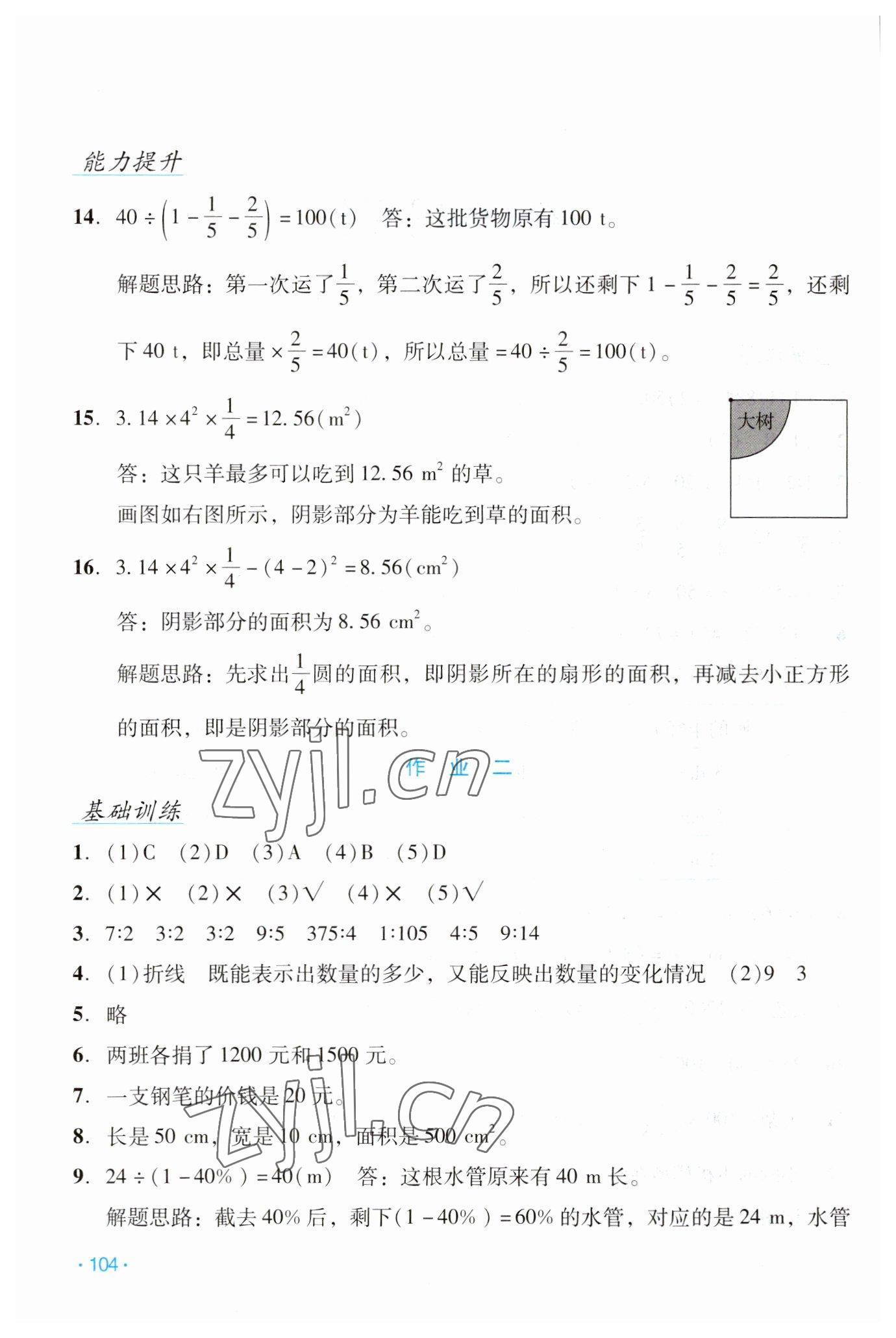 2023年假日数学寒假吉林出版集团股份有限公司六年级北师大版B版 第2页